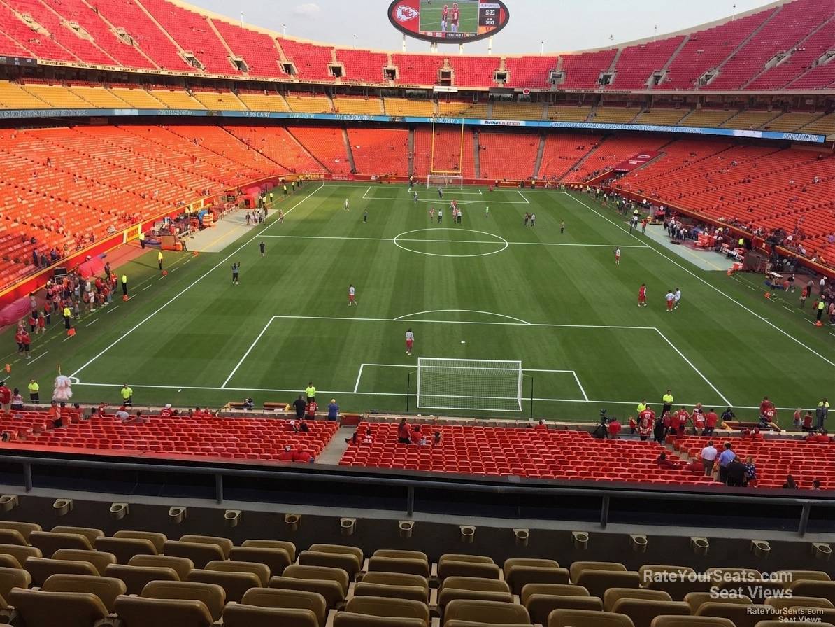 section 236, row 7 seat view  for soccer - arrowhead stadium