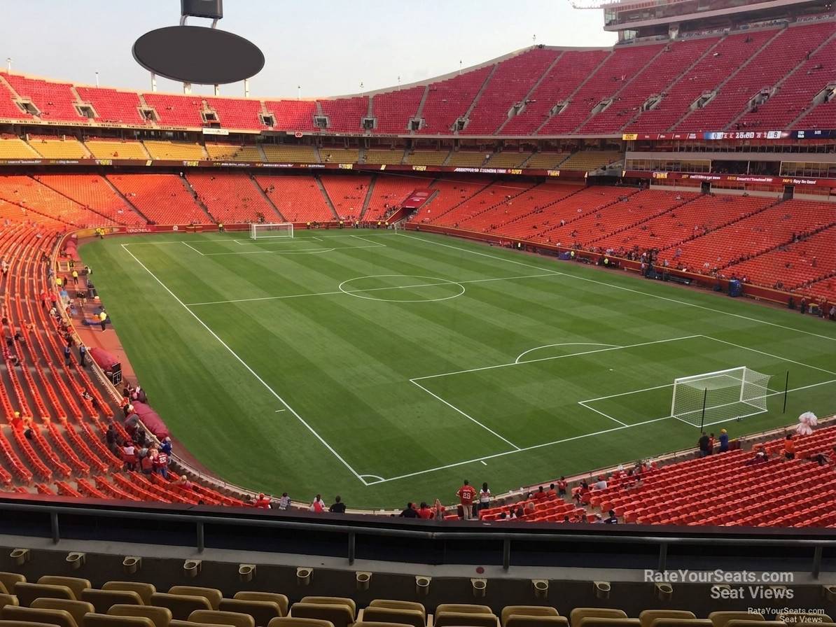 section 239, row 7 seat view  for soccer - arrowhead stadium