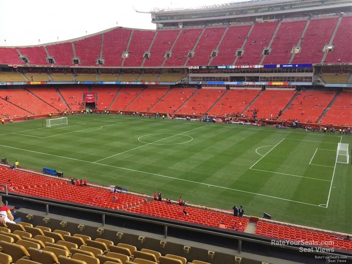 section 244, row 7 seat view  for soccer - arrowhead stadium