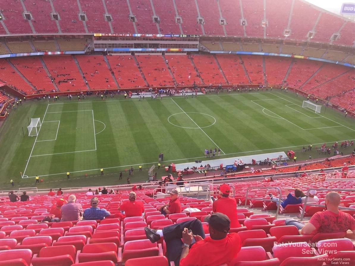 section 304, row 32 seat view  for soccer - arrowhead stadium