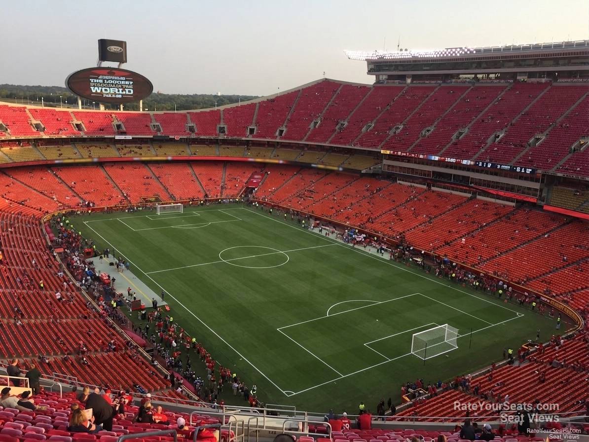 section 339, row 32 seat view  for soccer - arrowhead stadium