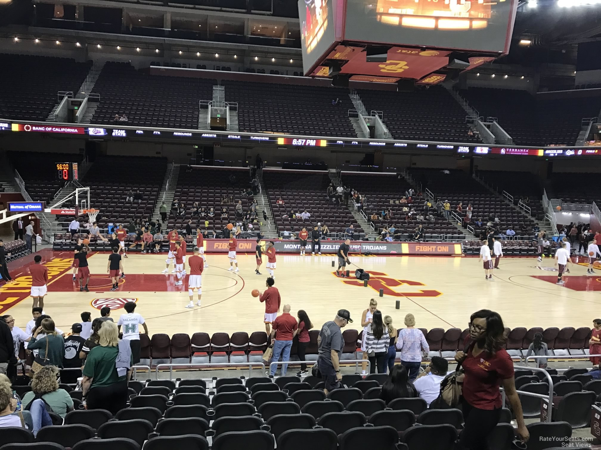 section 103, row 10 seat view  - galen center