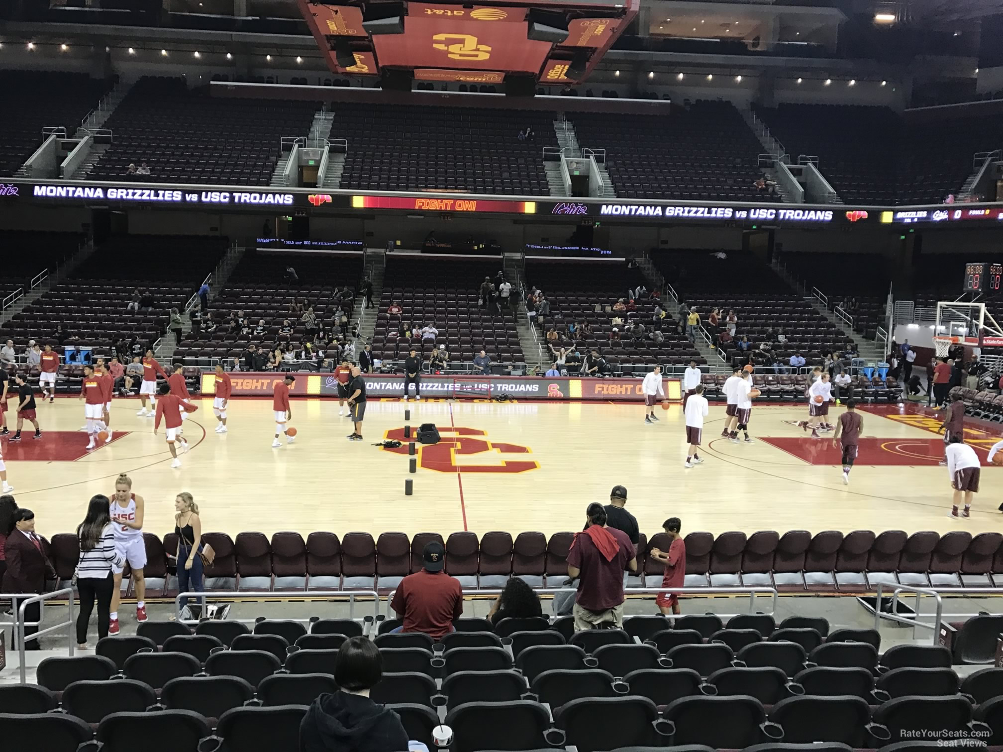 section 104, row 10 seat view  - galen center