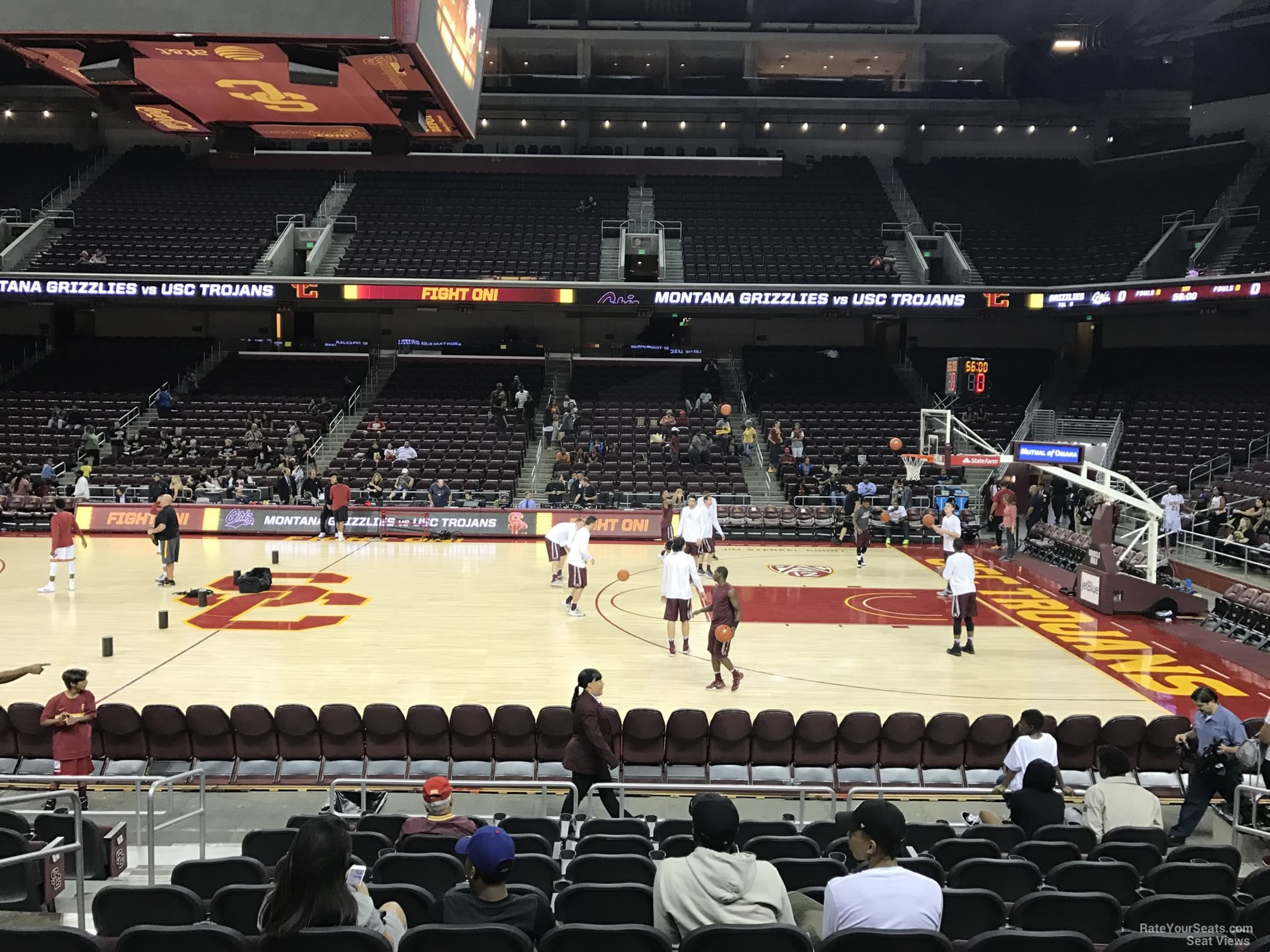 section 105, row 10 seat view  - galen center