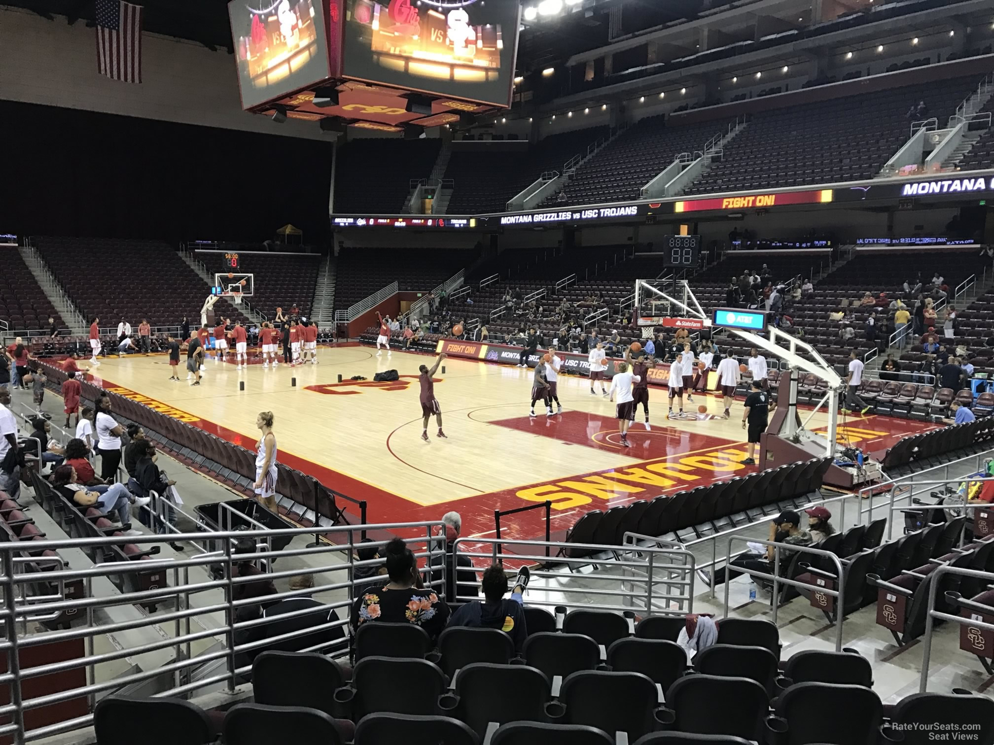 section 108, row 10 seat view  - galen center