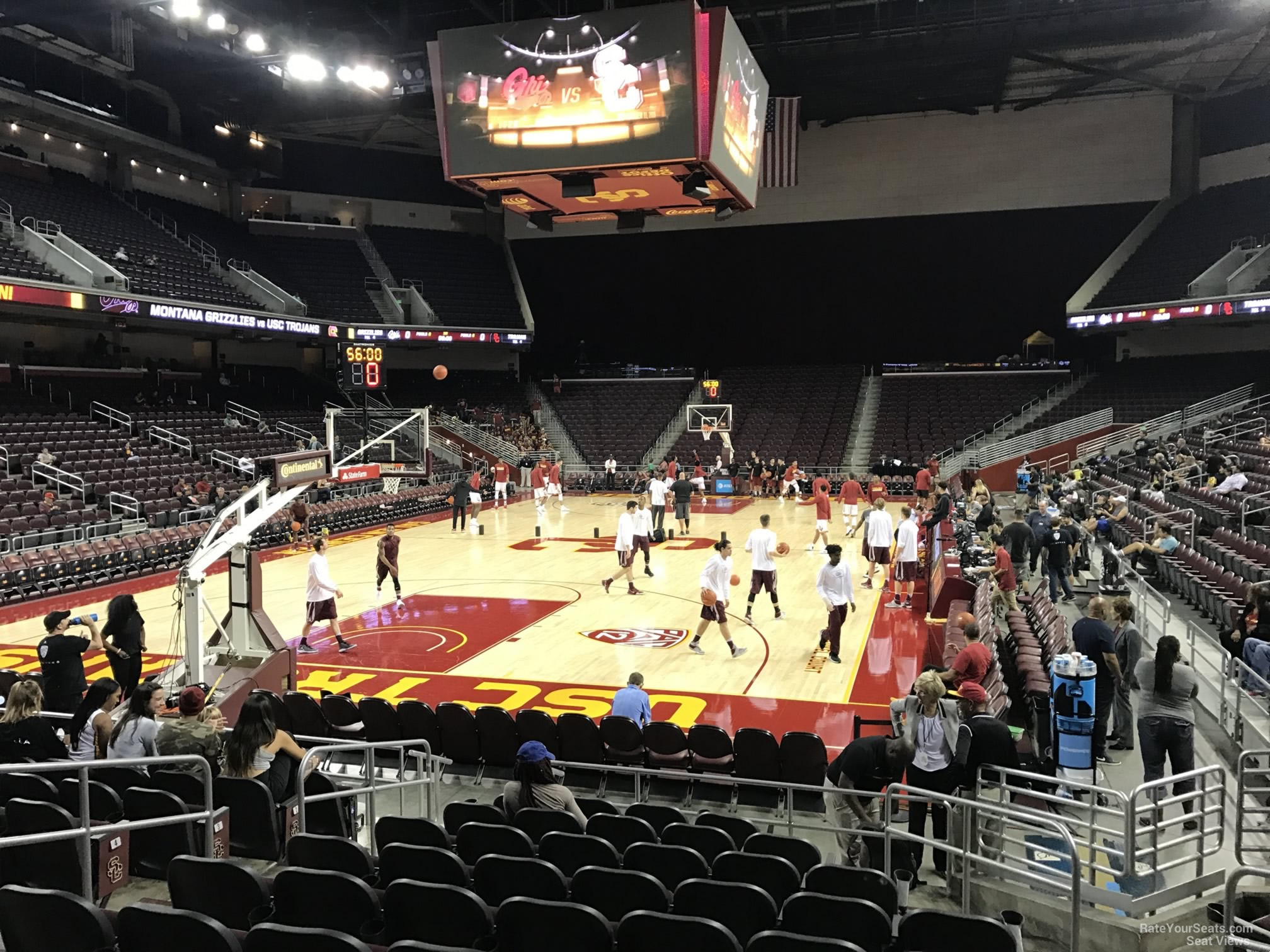 section 111, row 10 seat view  - galen center