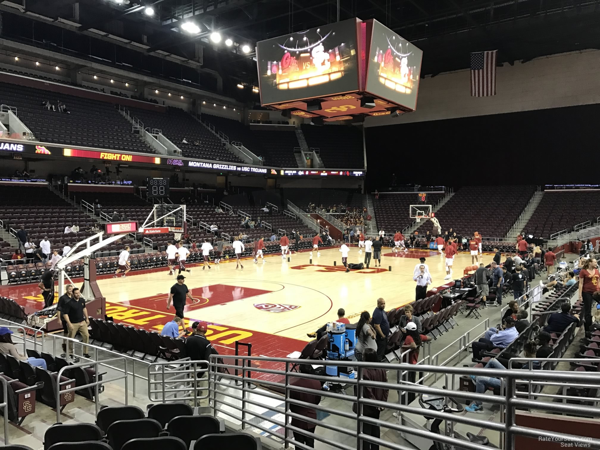 section 112, row 10 seat view  - galen center