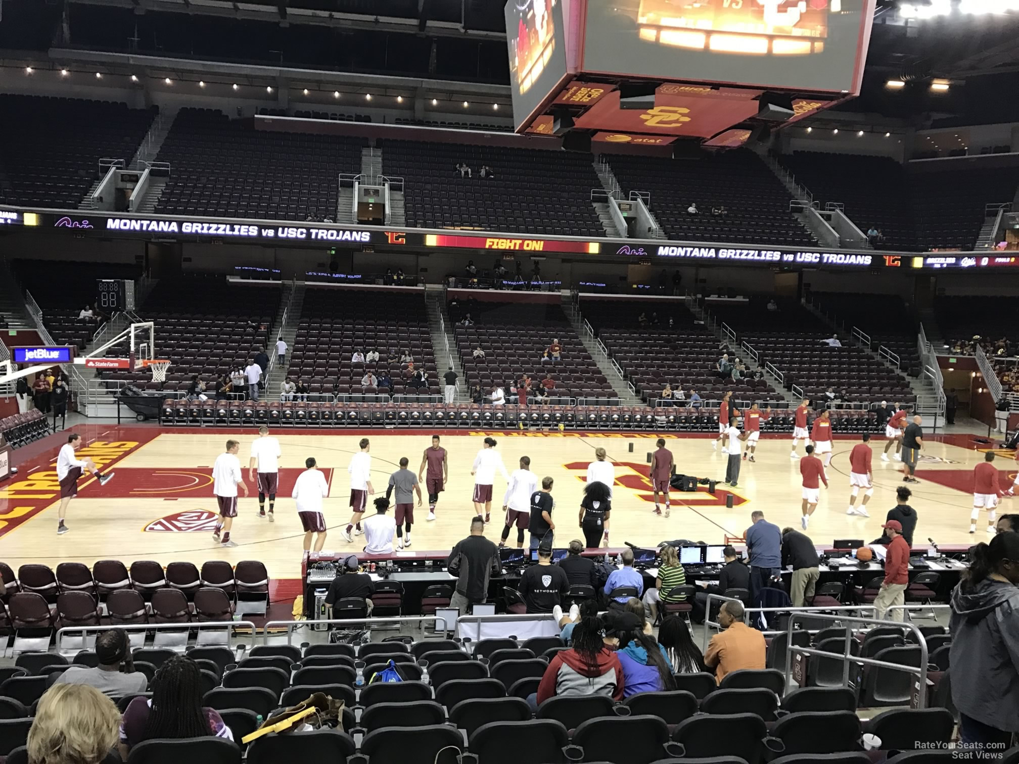 section 115, row 10 seat view  - galen center