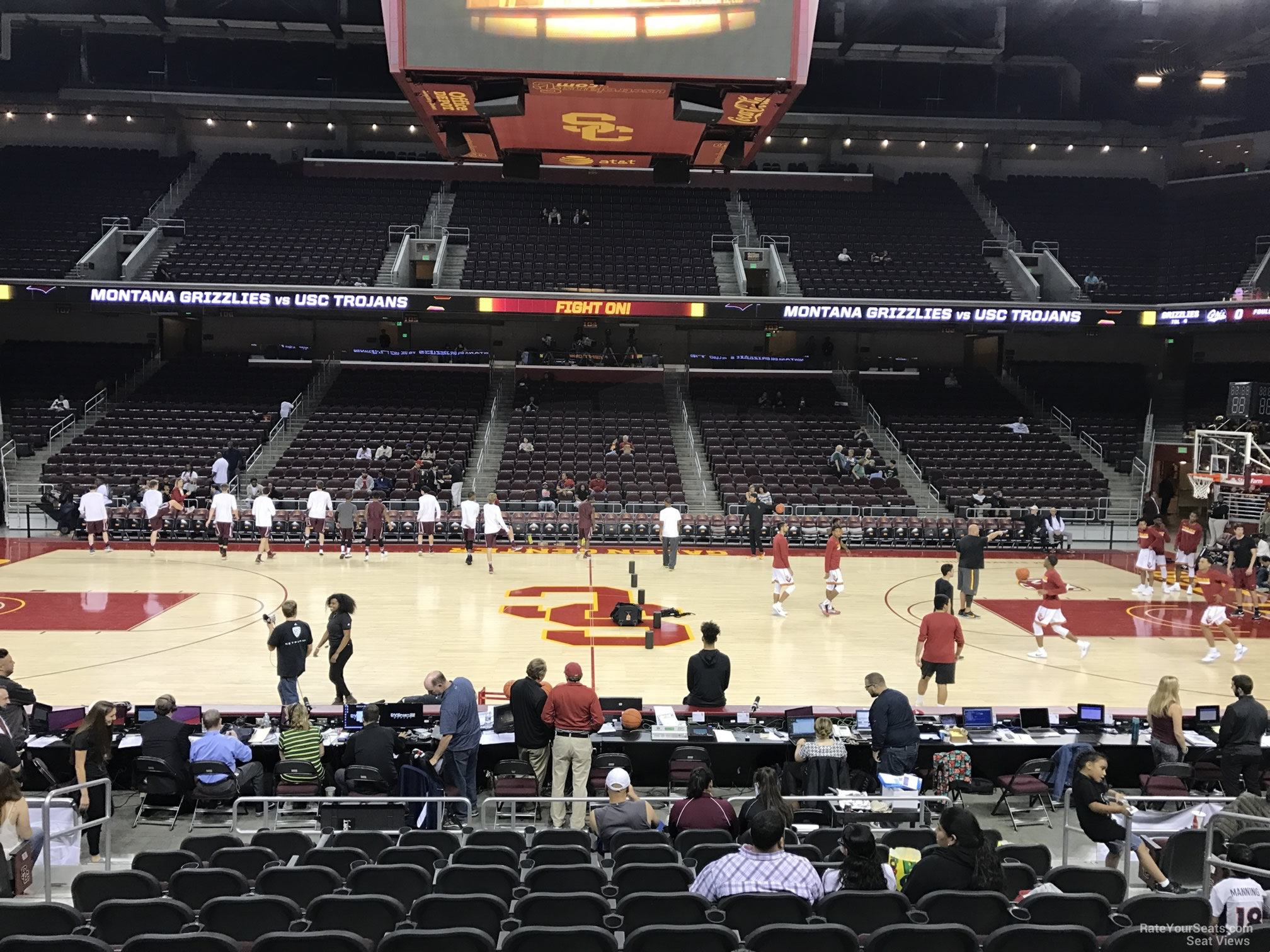 section 116, row 10 seat view  - galen center