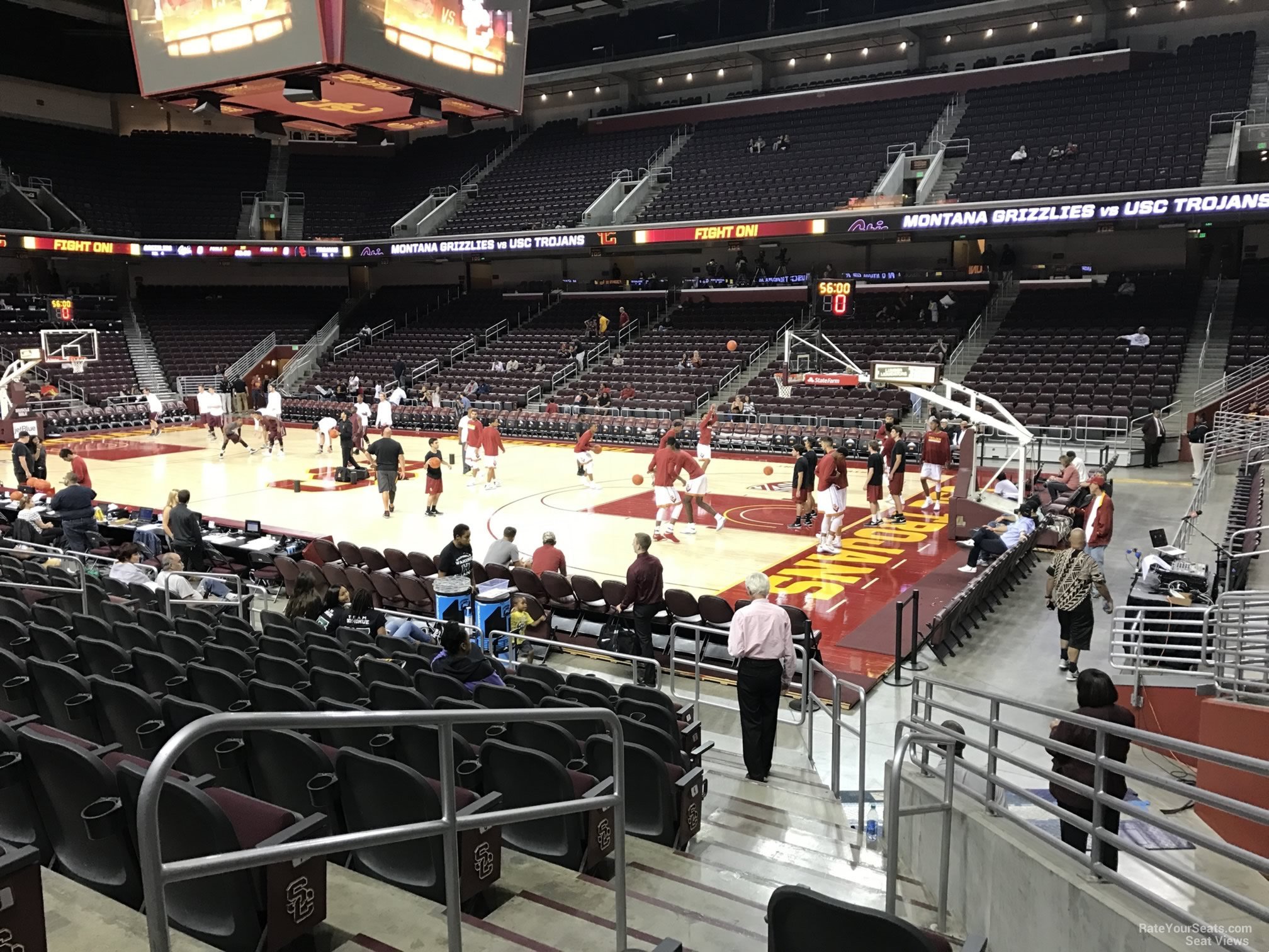 section 119, row 10 seat view  - galen center