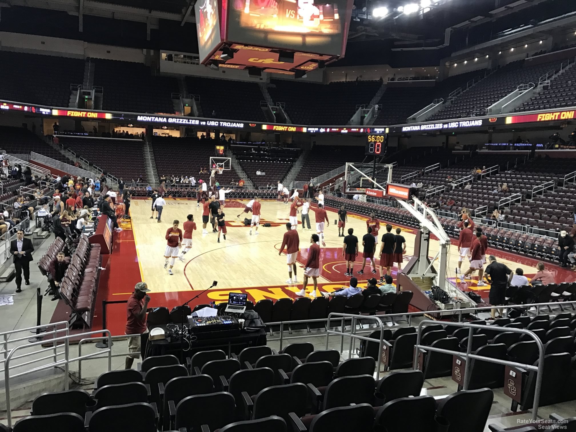 section 121, row 10 seat view  - galen center