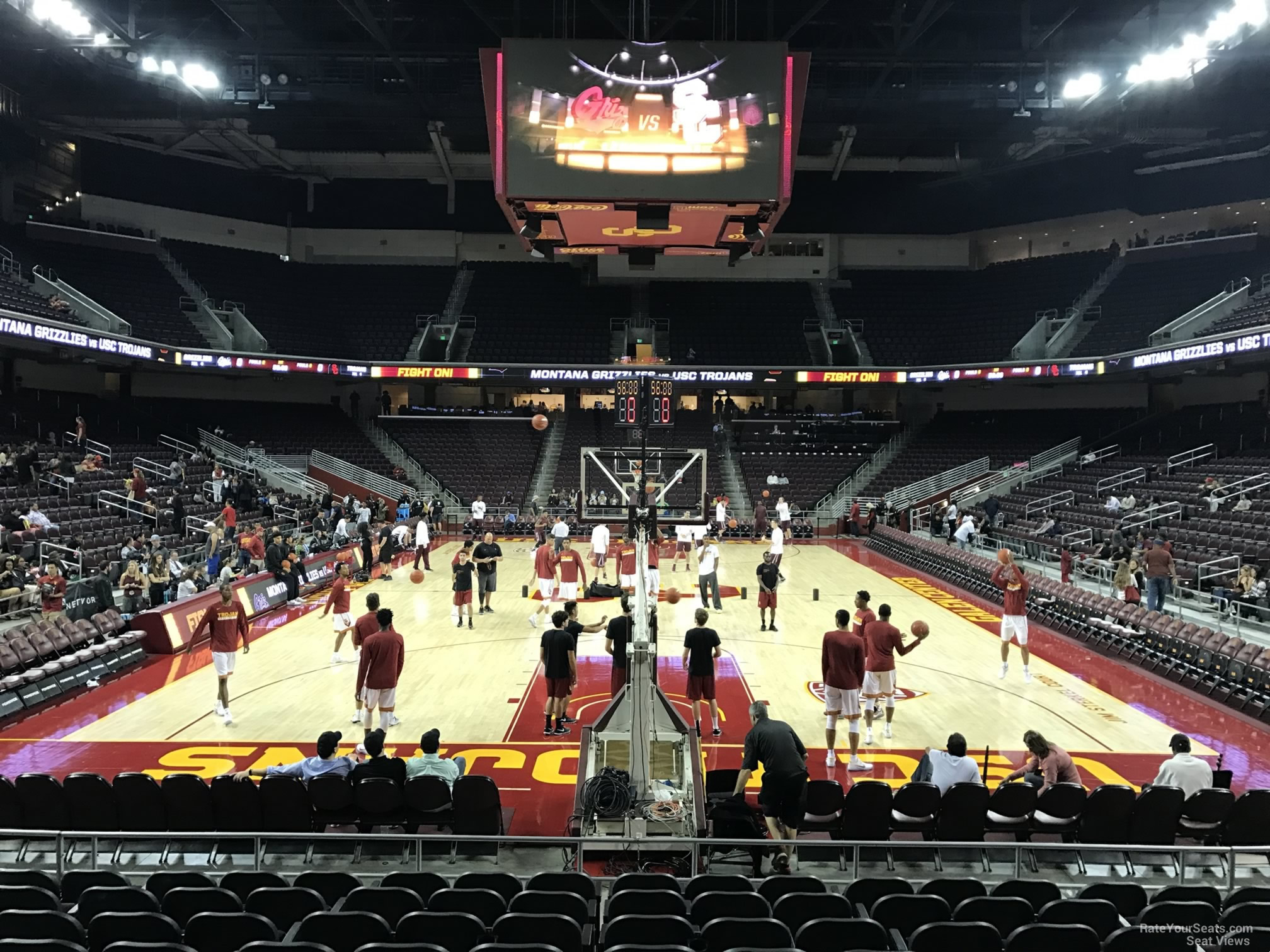 section 122, row 10 seat view  - galen center