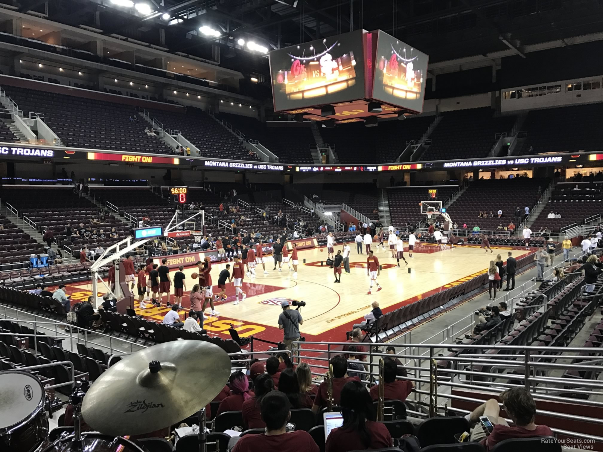 section 124, row 10 seat view  - galen center