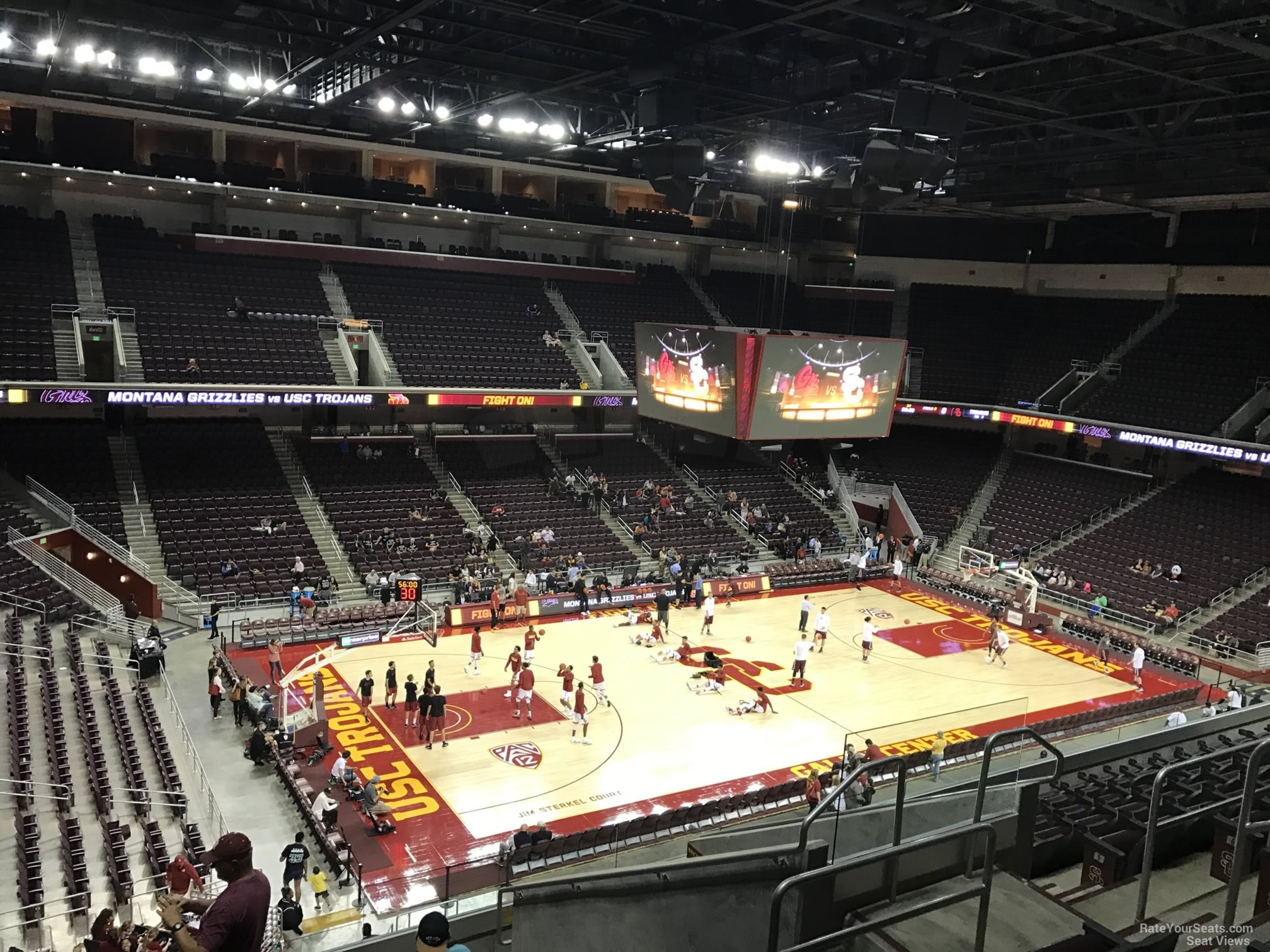 section 203, row 10 seat view  - galen center