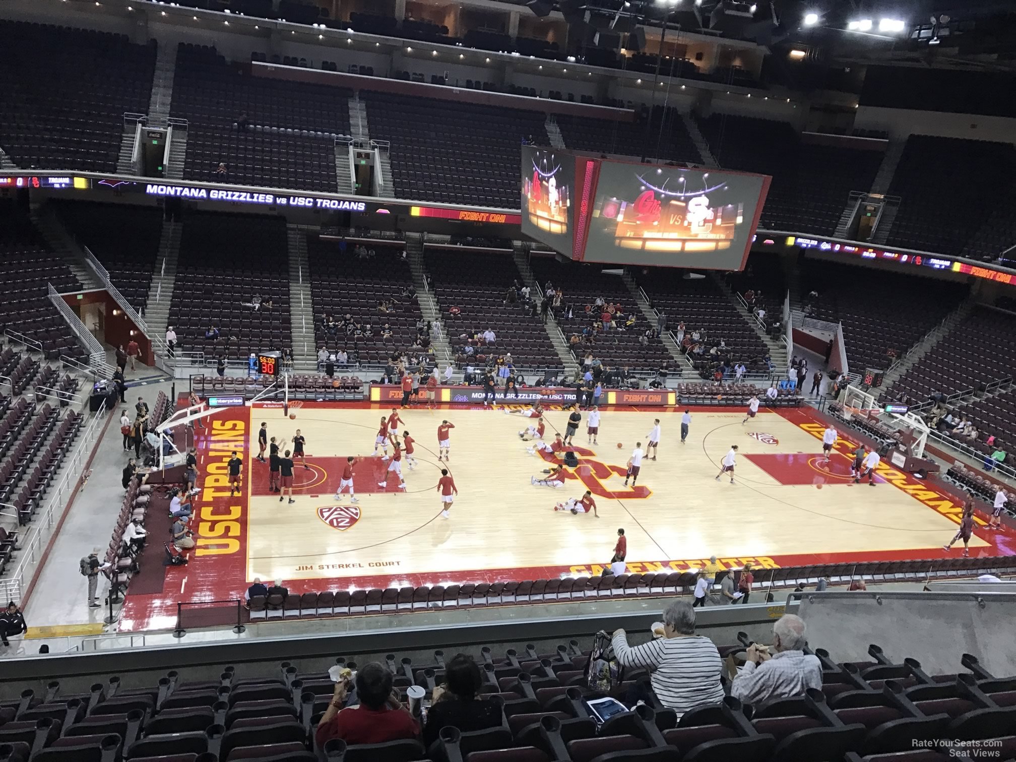 section 204, row 10 seat view  - galen center