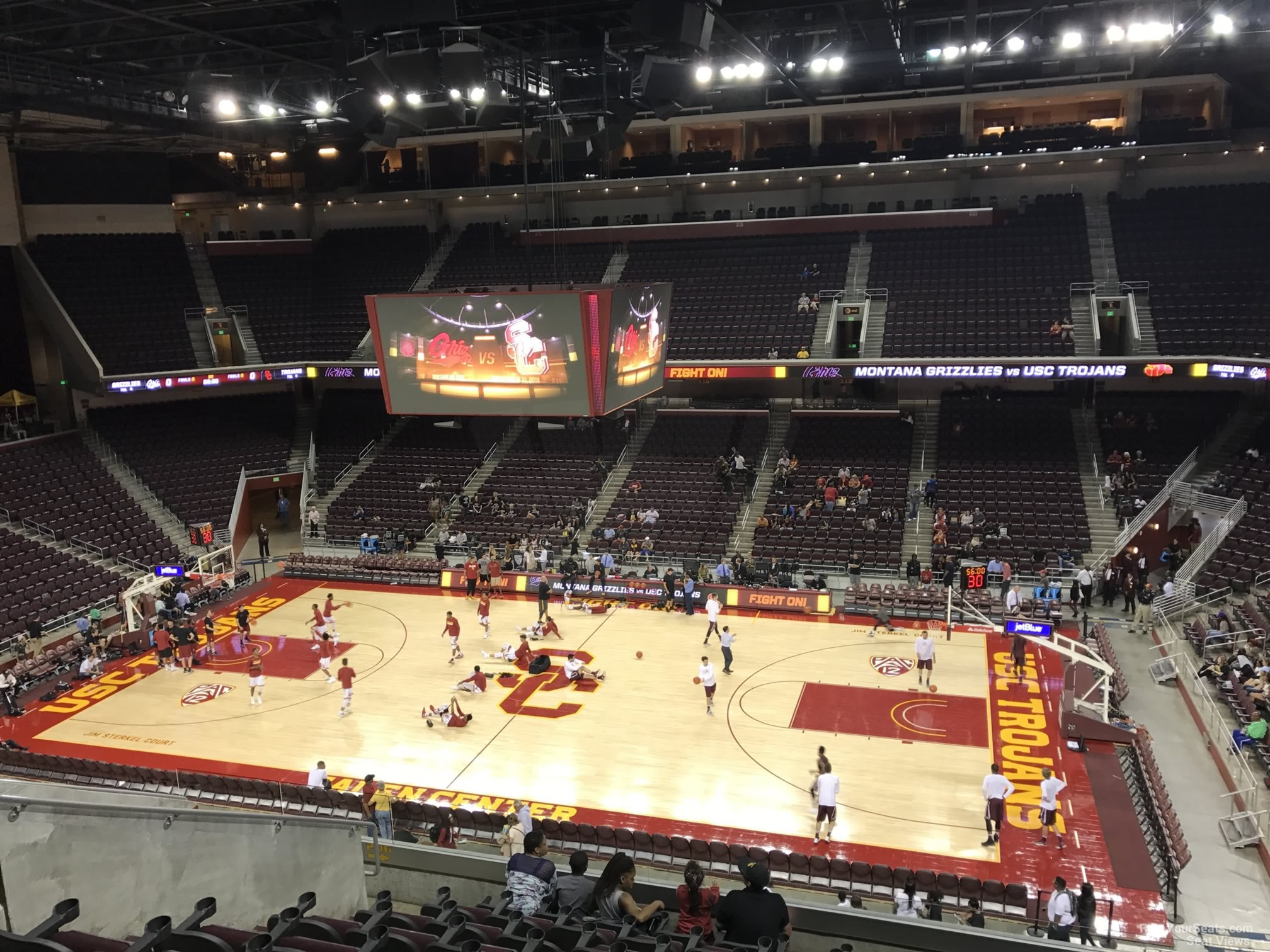section 206, row 10 seat view  - galen center