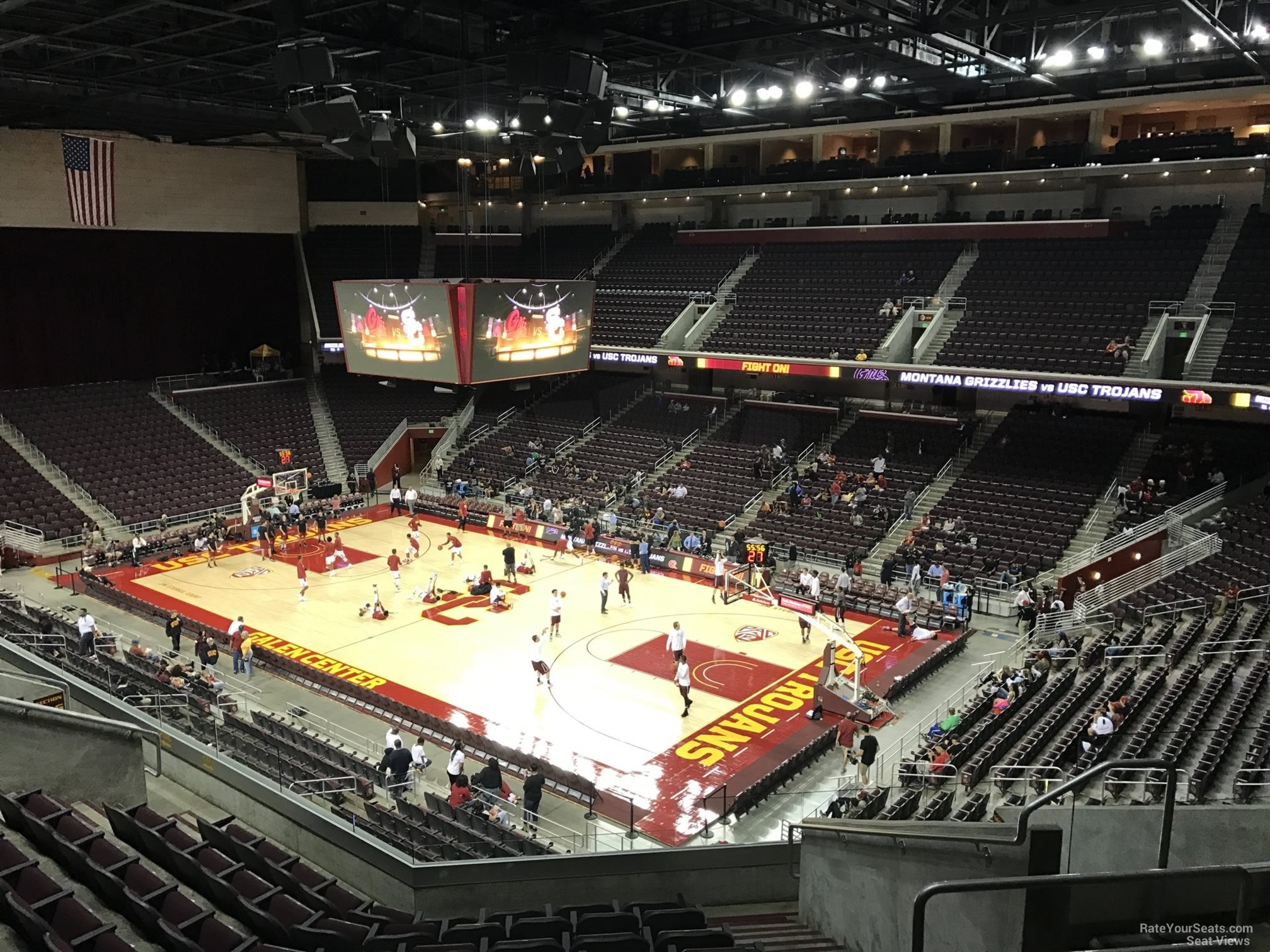 section 208, row 10 seat view  - galen center