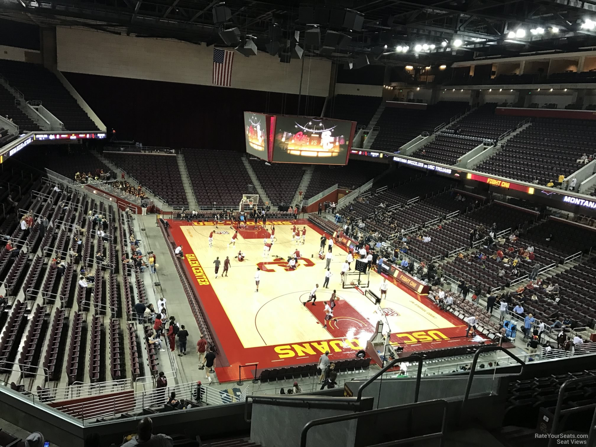 section 210, row 10 seat view  - galen center