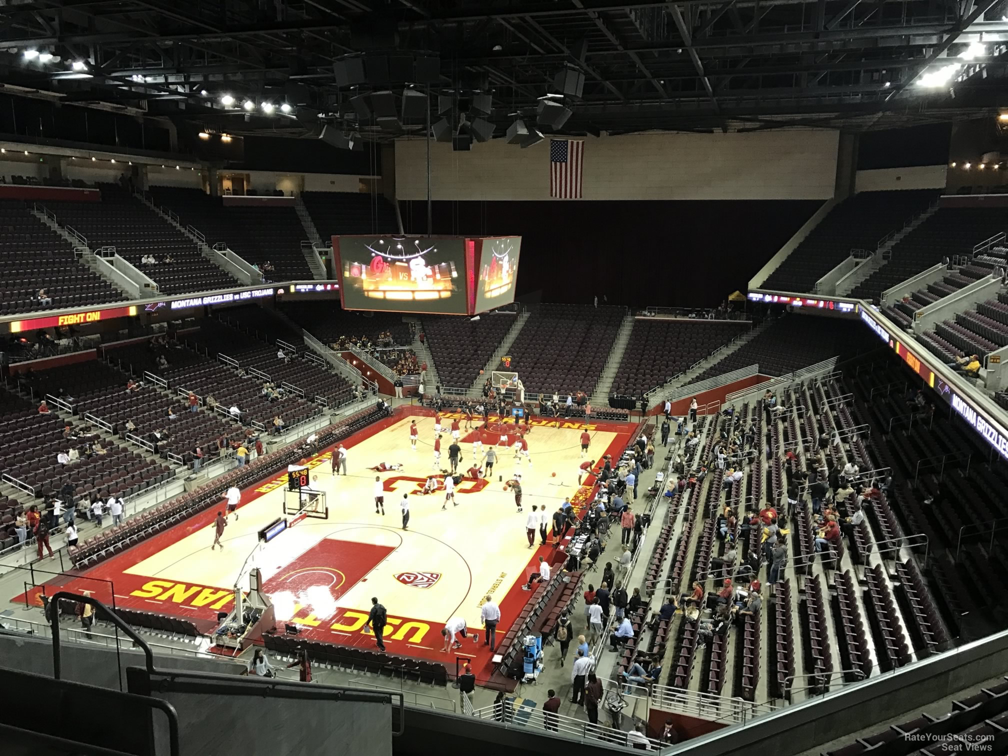 section 213, row 10 seat view  - galen center