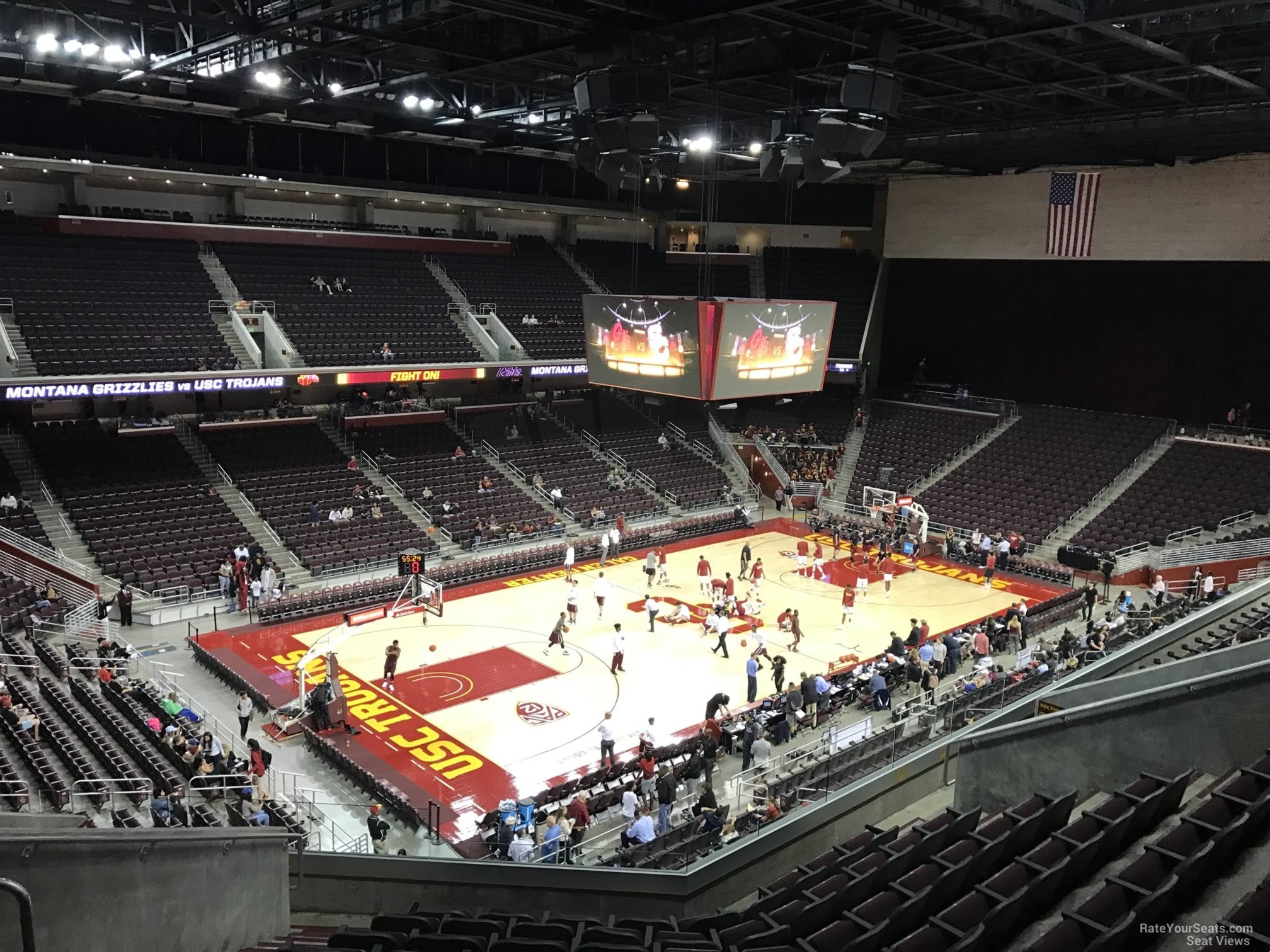 section 215, row 10 seat view  - galen center