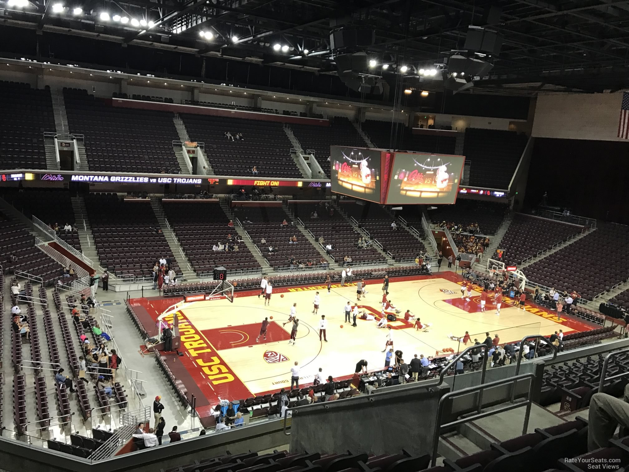 section 216, row 10 seat view  - galen center