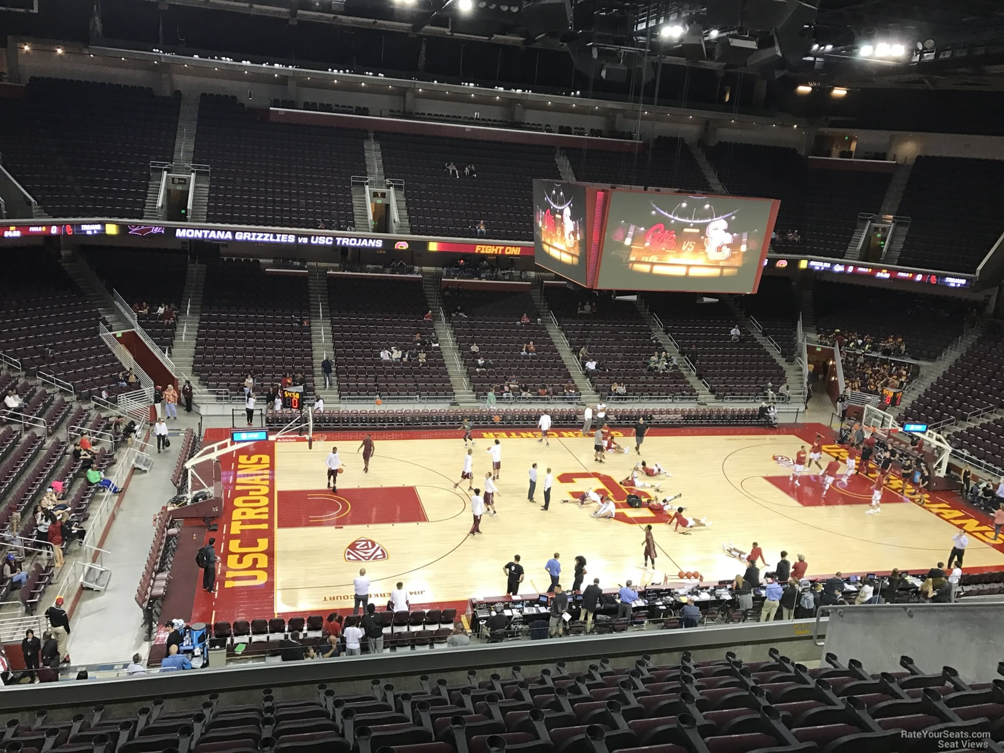 section 217, row 10 seat view  - galen center