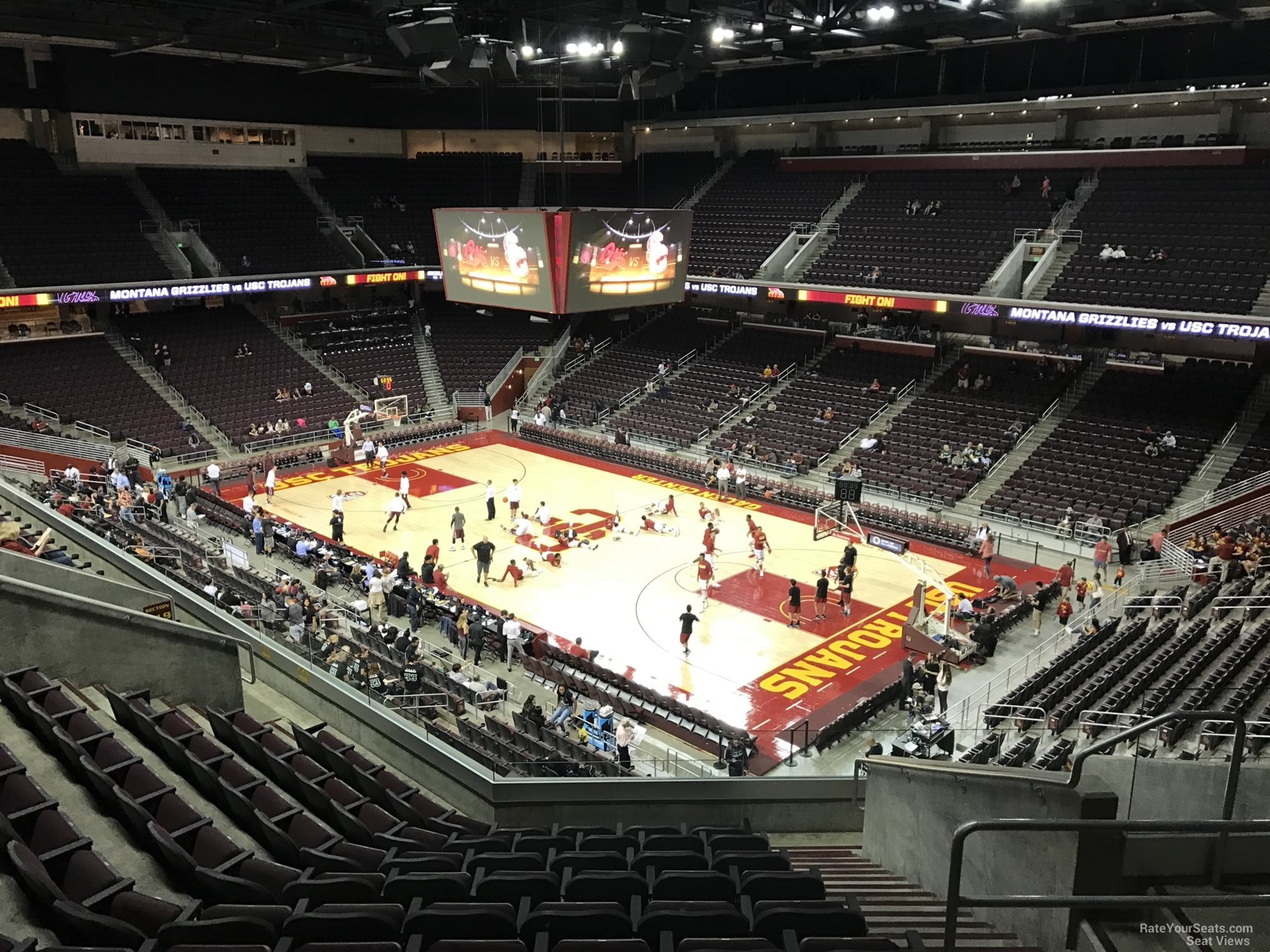 section 221, row 10 seat view  - galen center