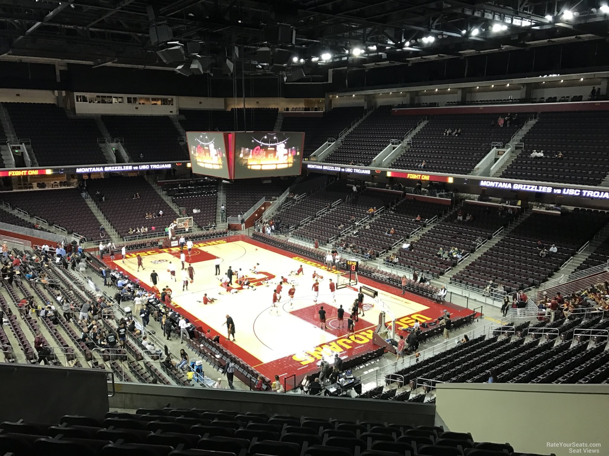 section 222, row 10 seat view  - galen center