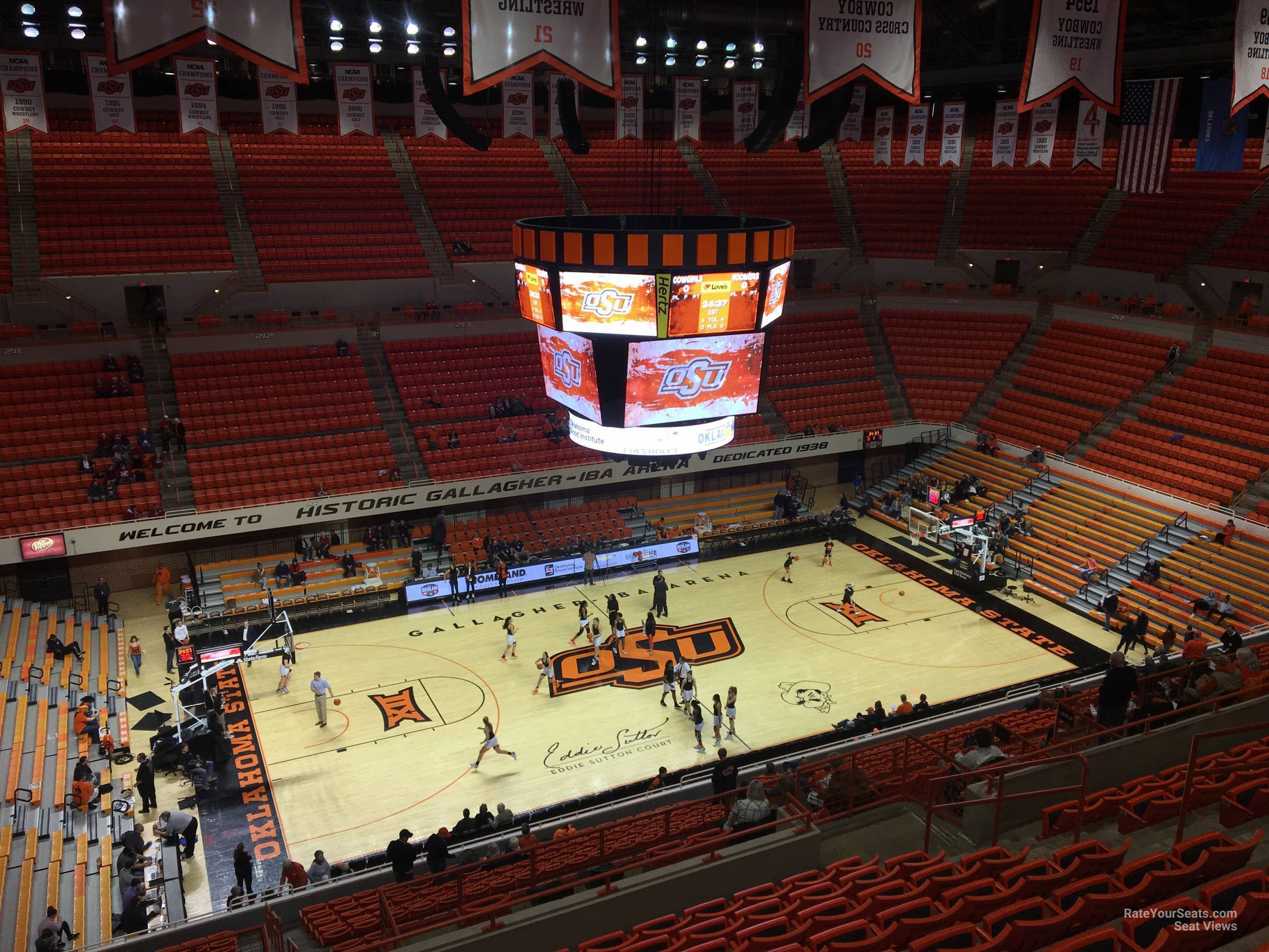 section 305, row 10 seat view  - gallagher-iba arena
