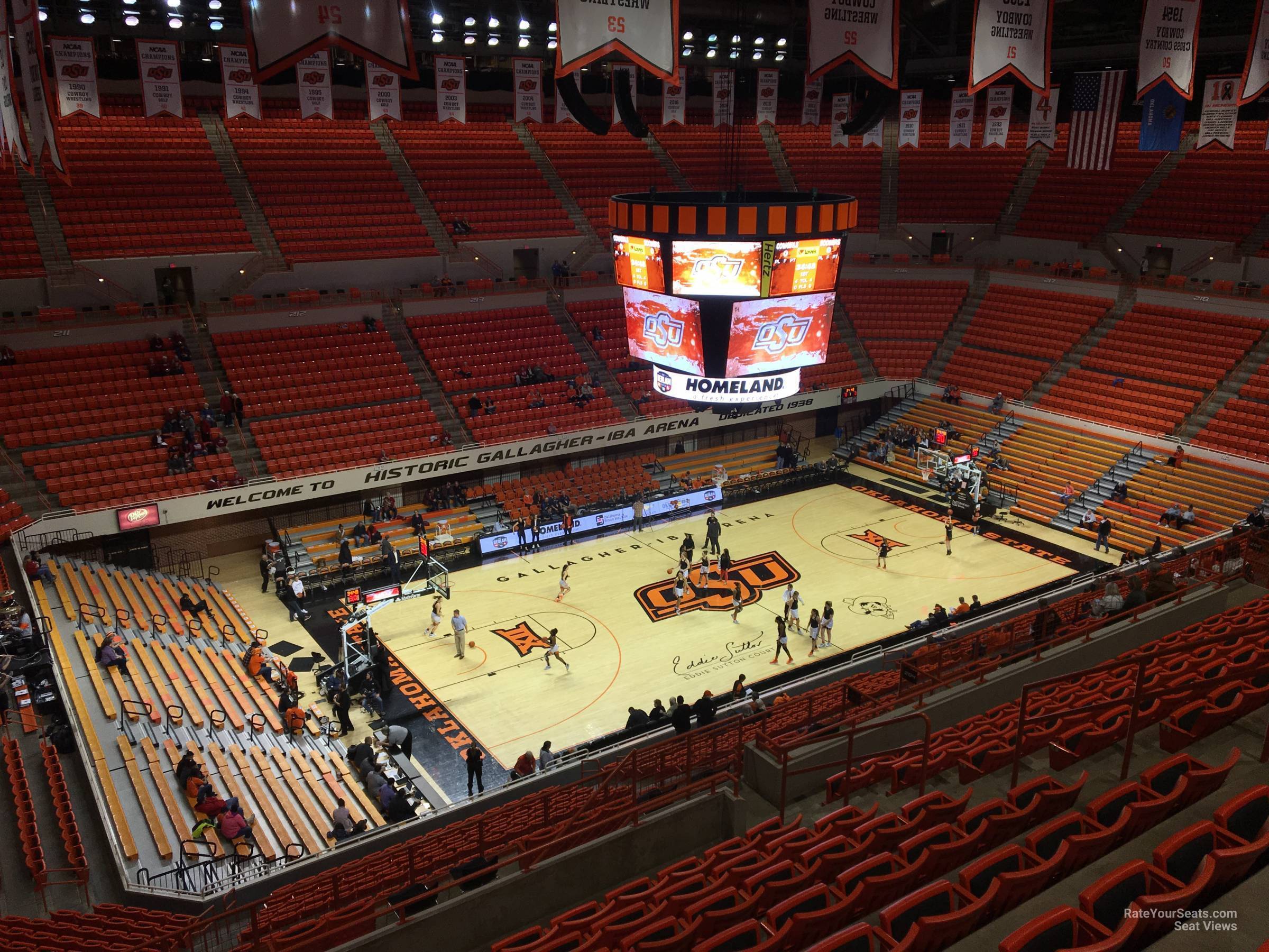 section 306, row 10 seat view  - gallagher-iba arena