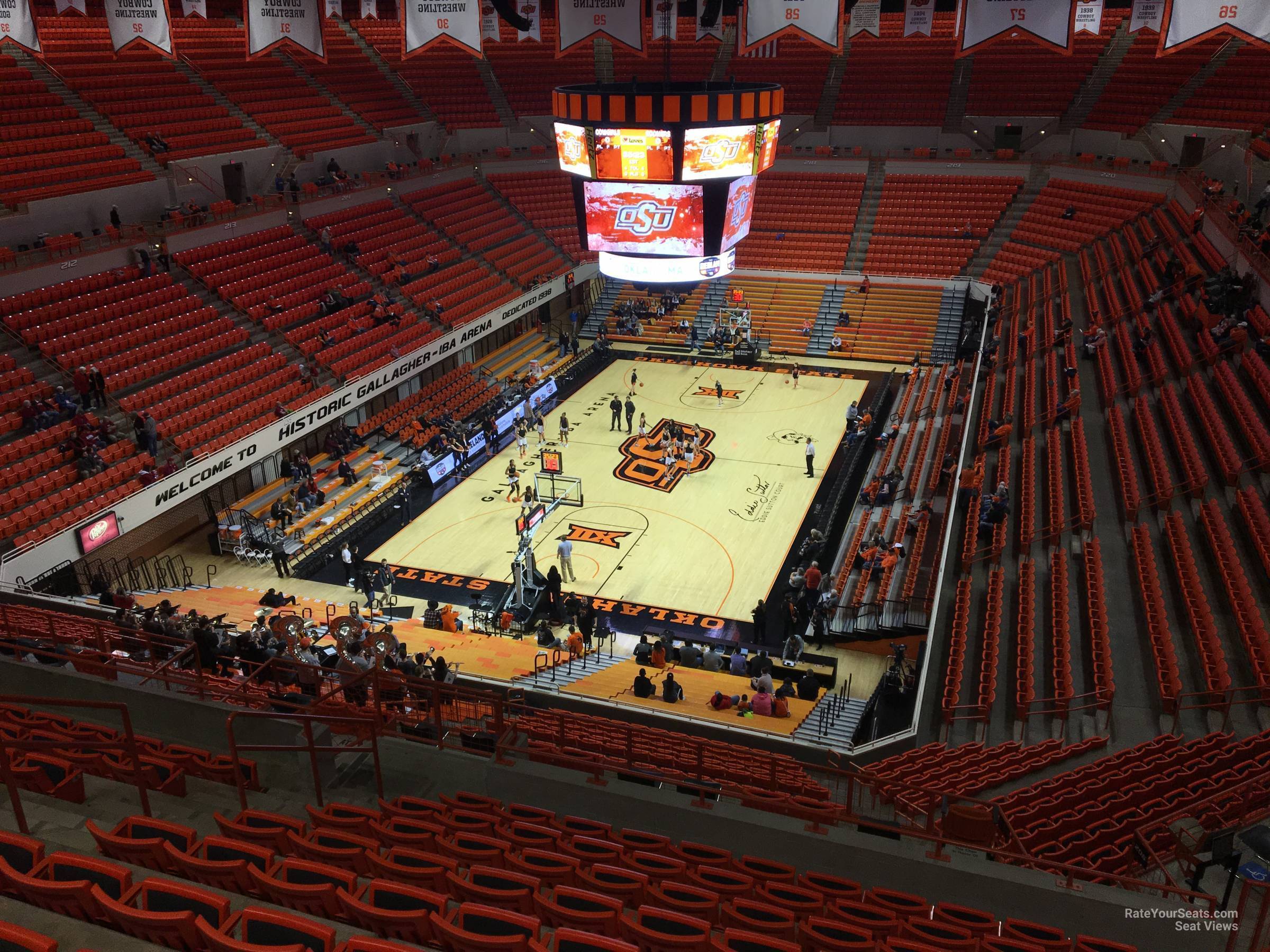 section 309, row 10 seat view  - gallagher-iba arena