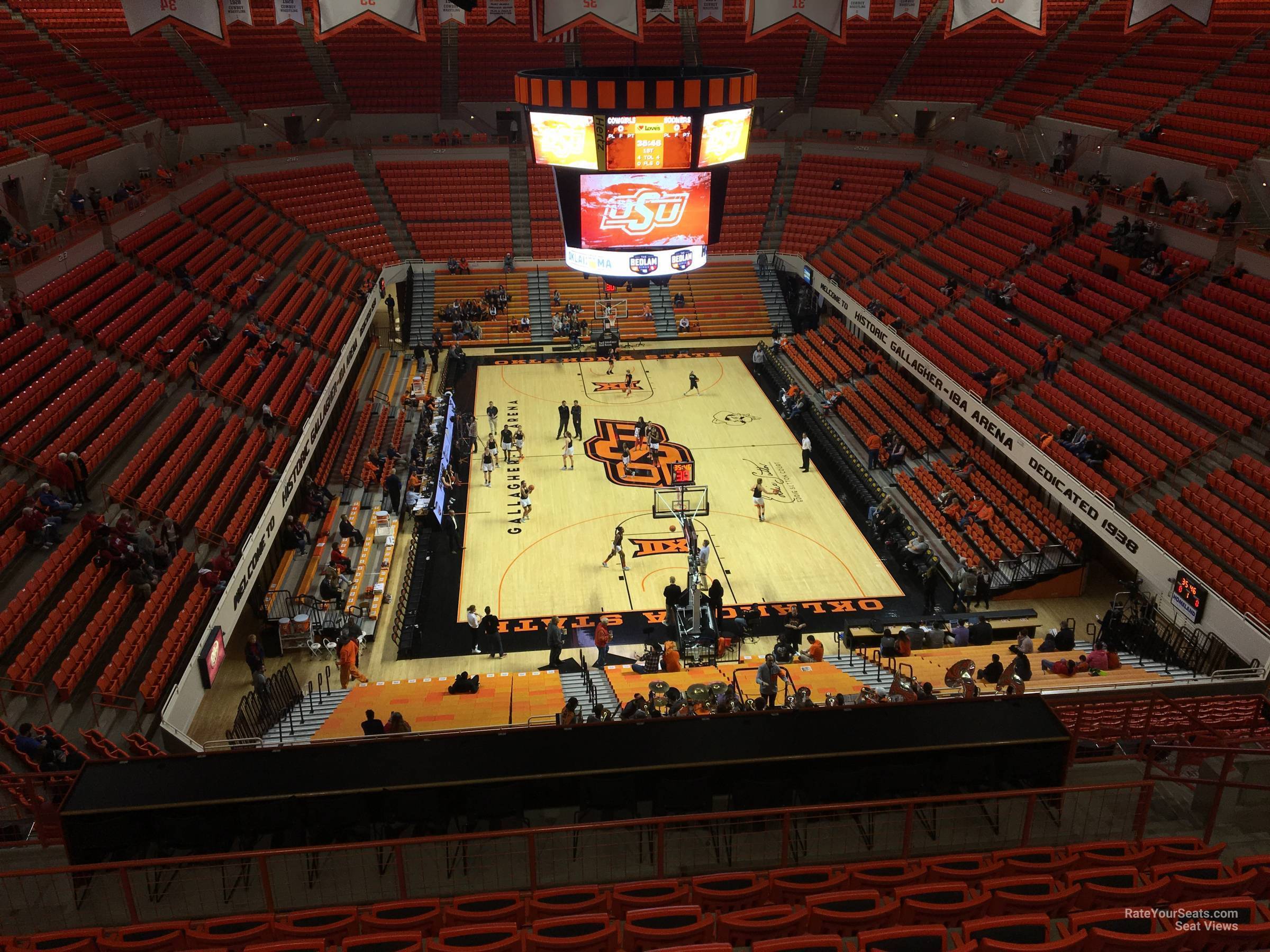 section 311, row 10 seat view  - gallagher-iba arena