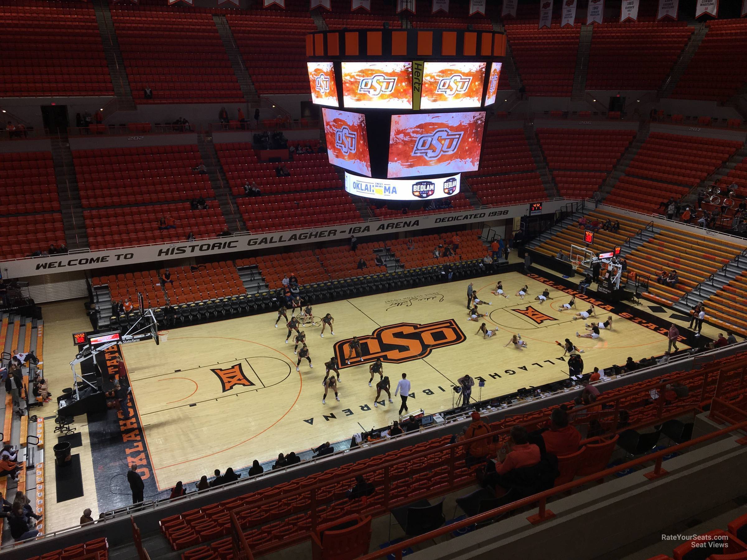 section 319, row 5 seat view  - gallagher-iba arena
