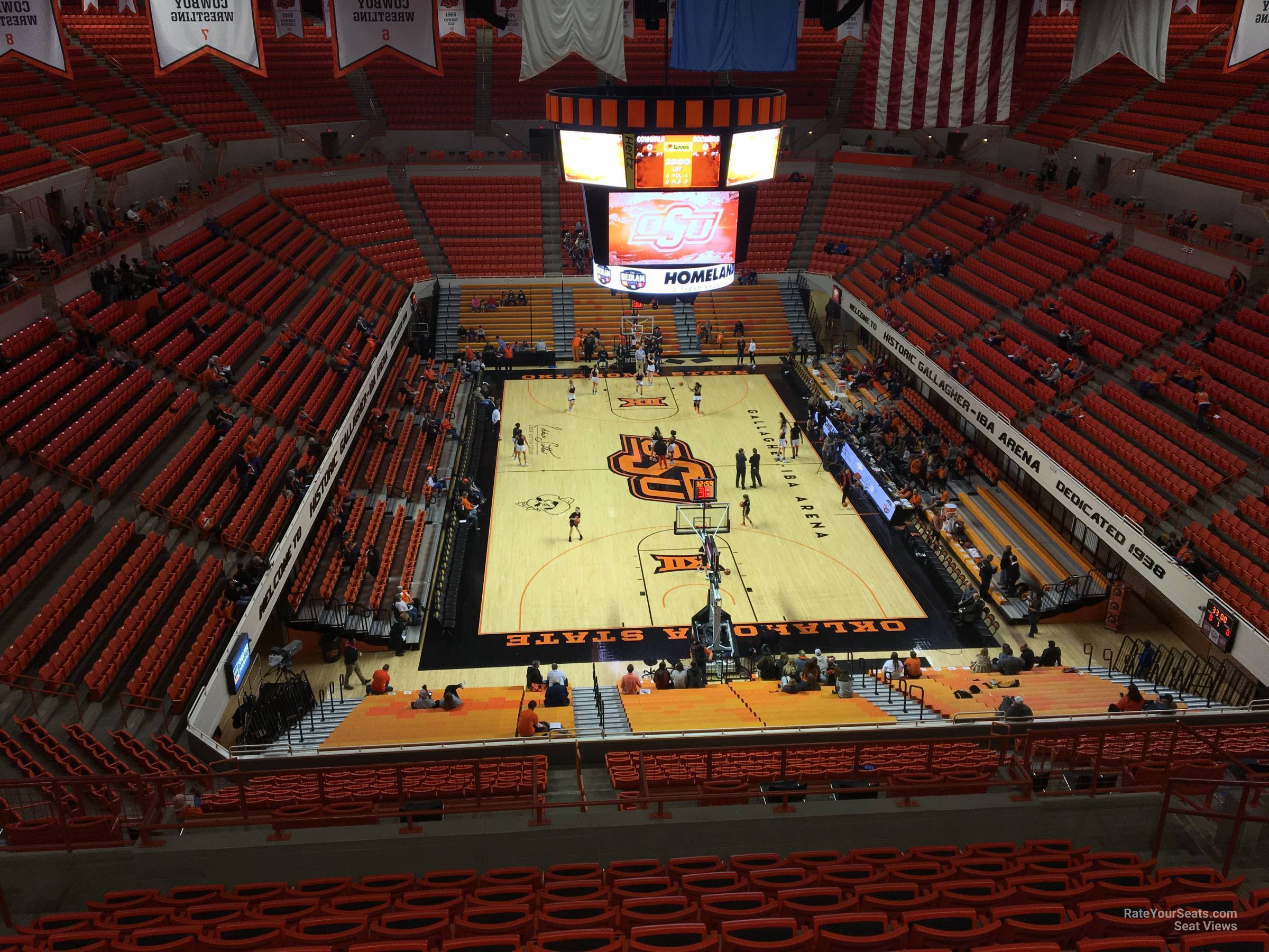 section 325, row 10 seat view  - gallagher-iba arena