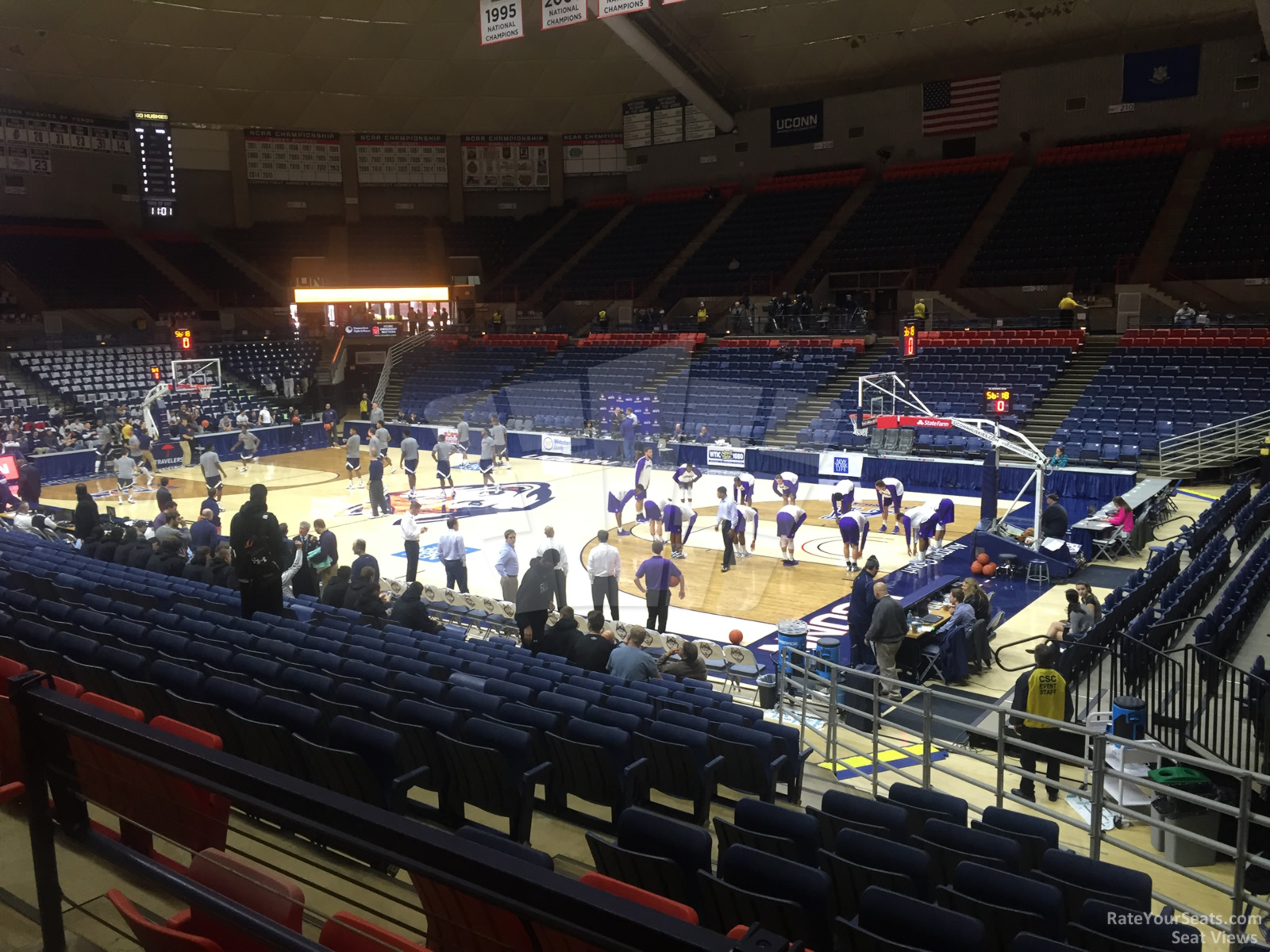 section 118 seat view  - gampel pavilion