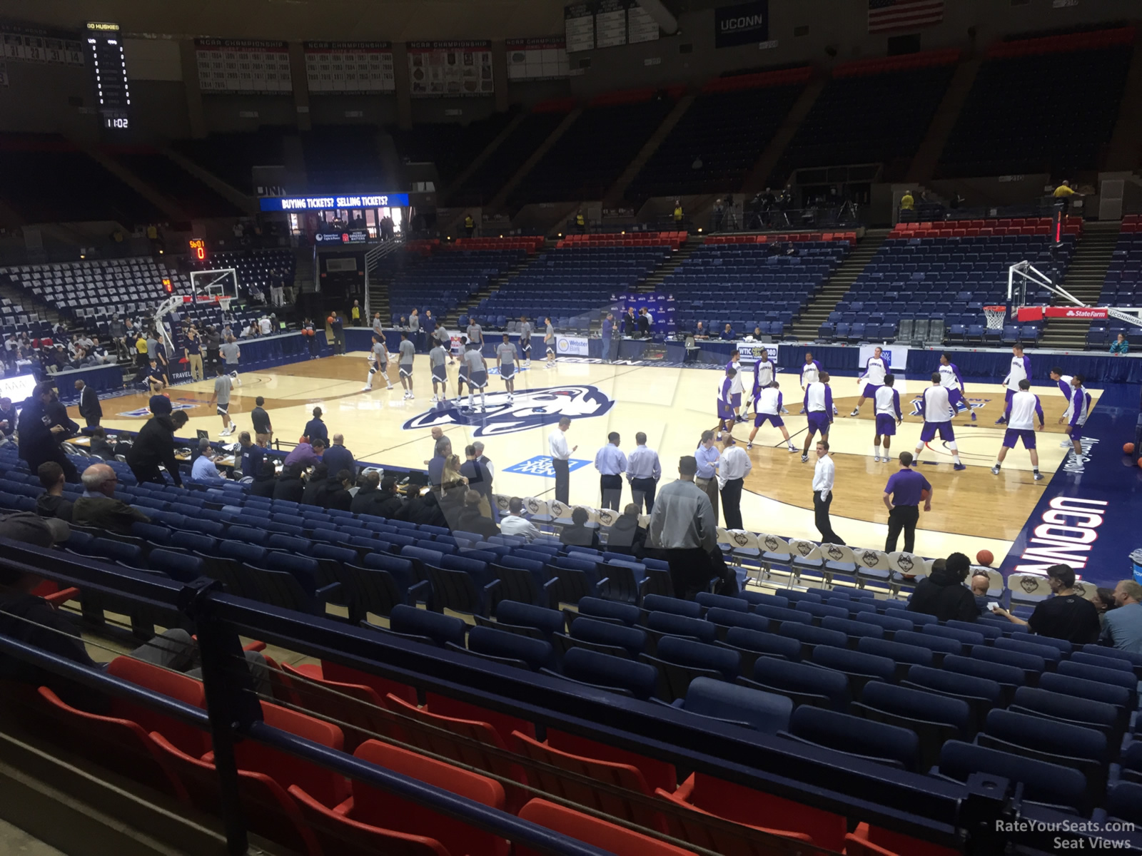 section 119 seat view  - gampel pavilion