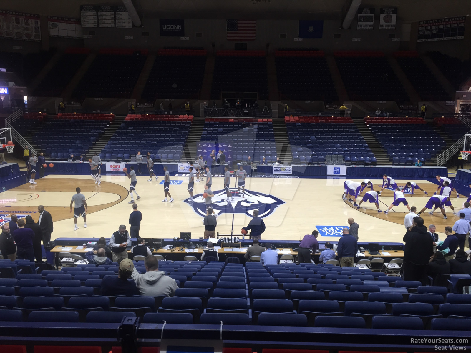 section 121 seat view  - gampel pavilion