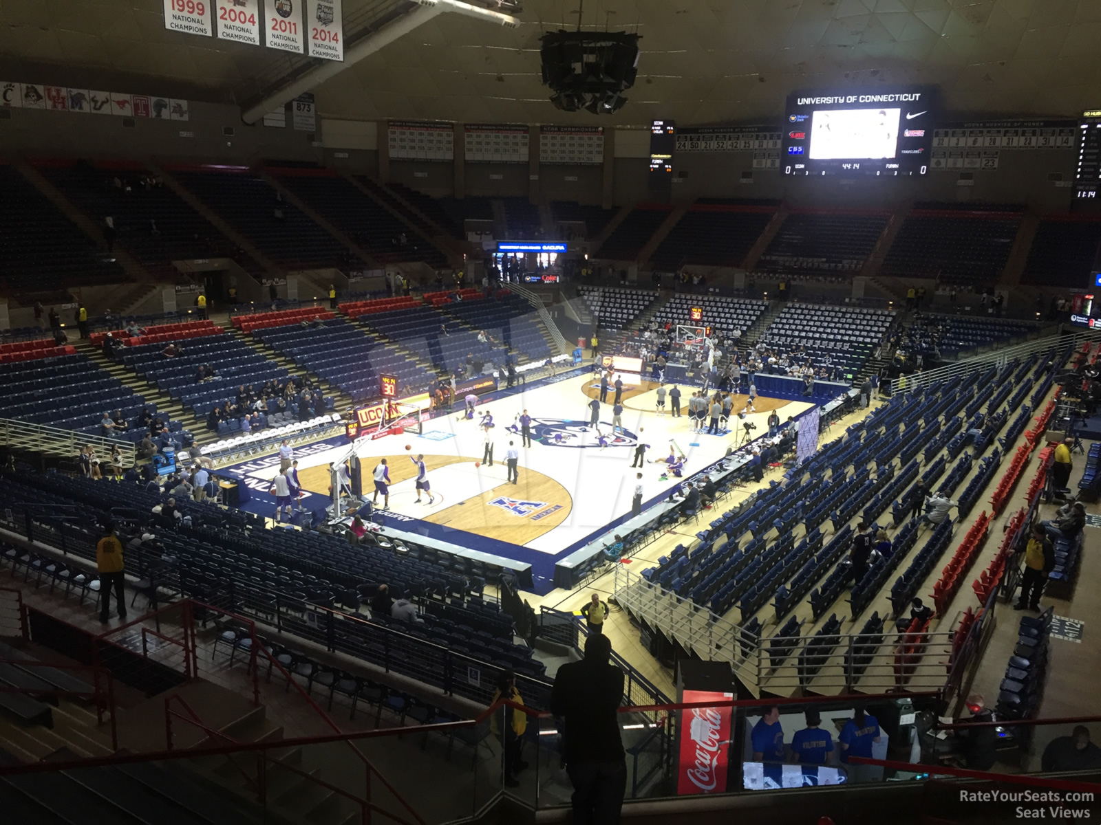 section 6, row 9 seat view  - gampel pavilion