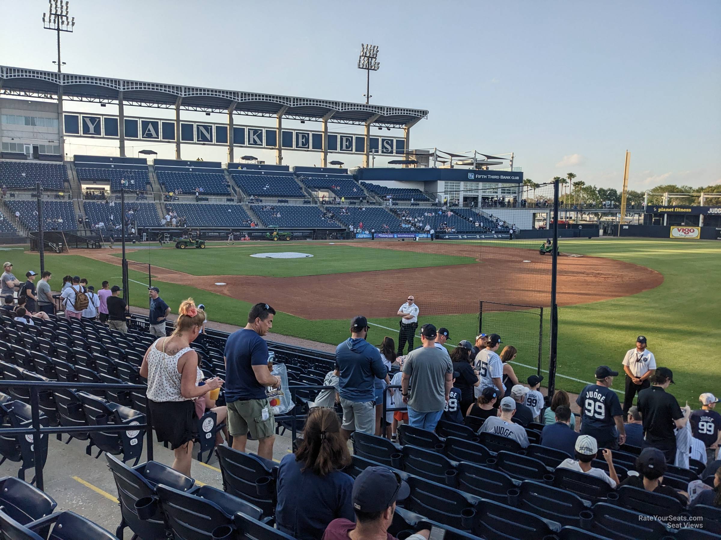 section 103, row jj seat view  - george steinbrenner field