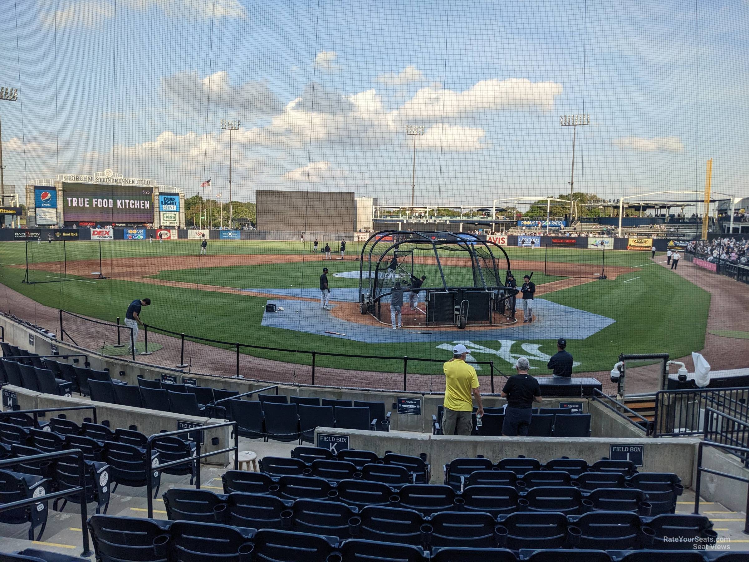 section 112, row jj seat view  - george steinbrenner field