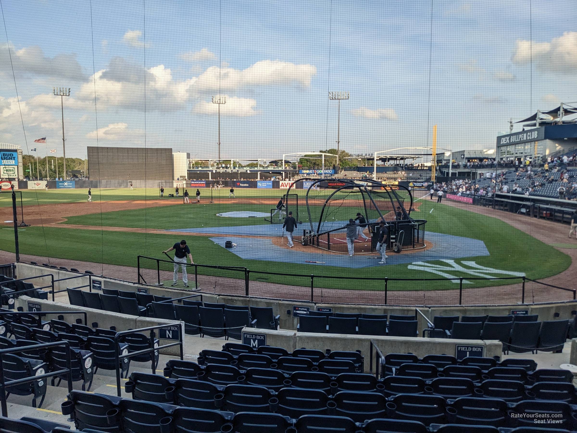section 113, row jj seat view  - george steinbrenner field