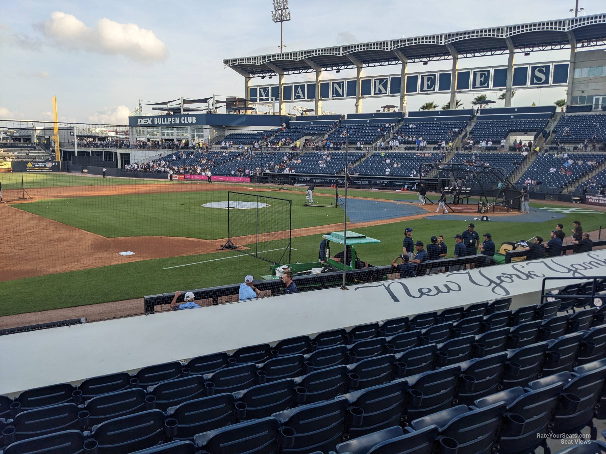 section 117, row jj seat view  - george steinbrenner field