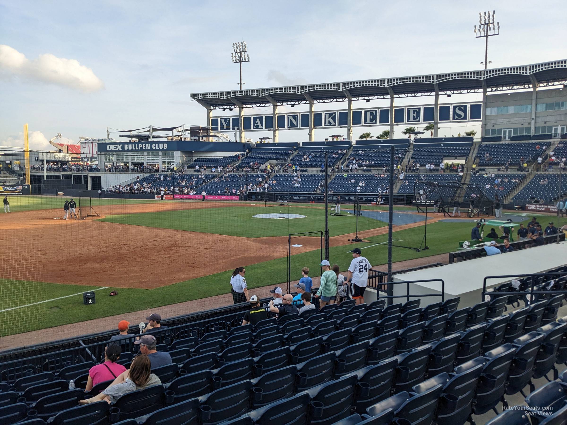 section 118, row jj seat view  - george steinbrenner field