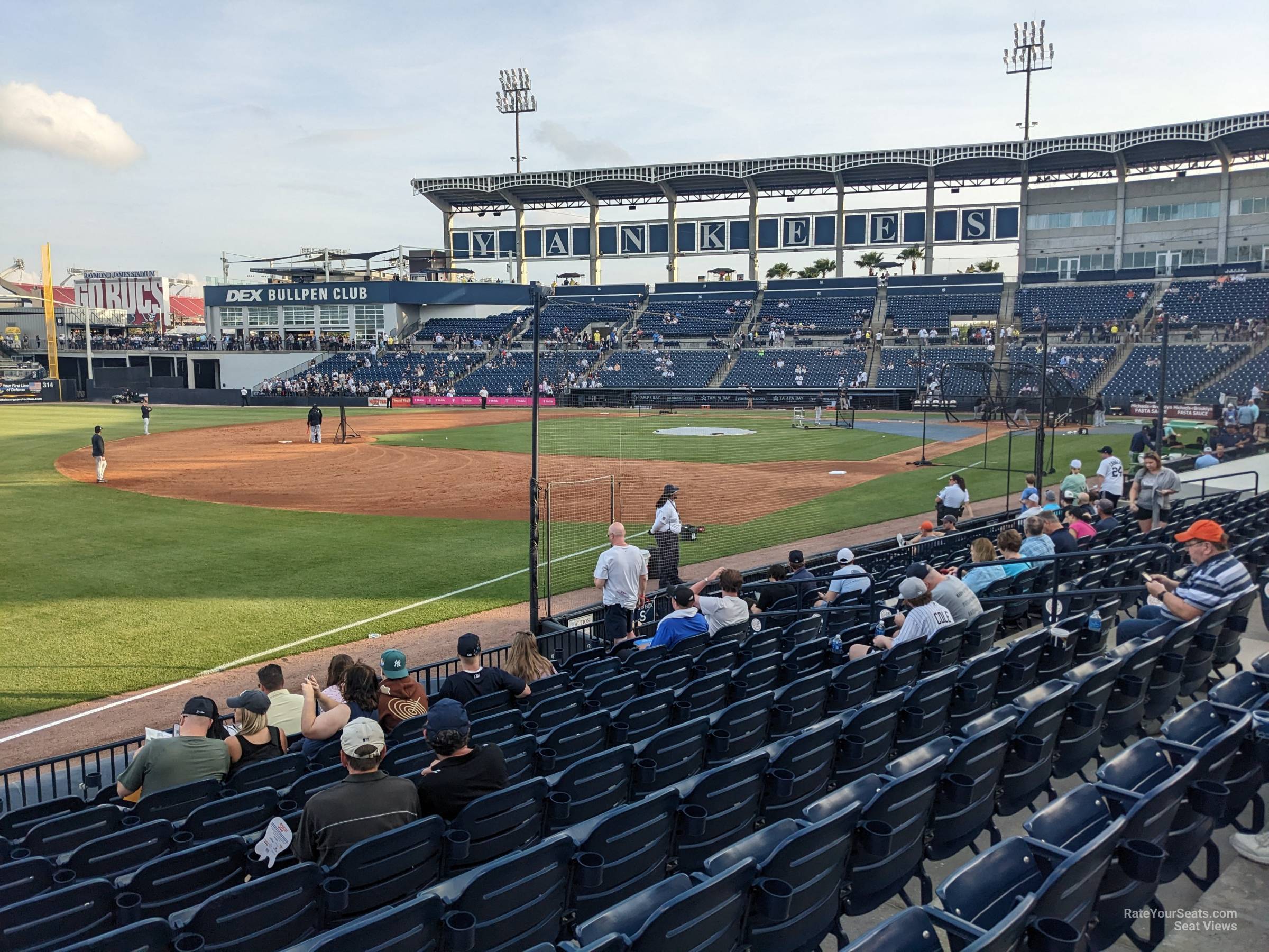 section 119, row jj seat view  - george steinbrenner field