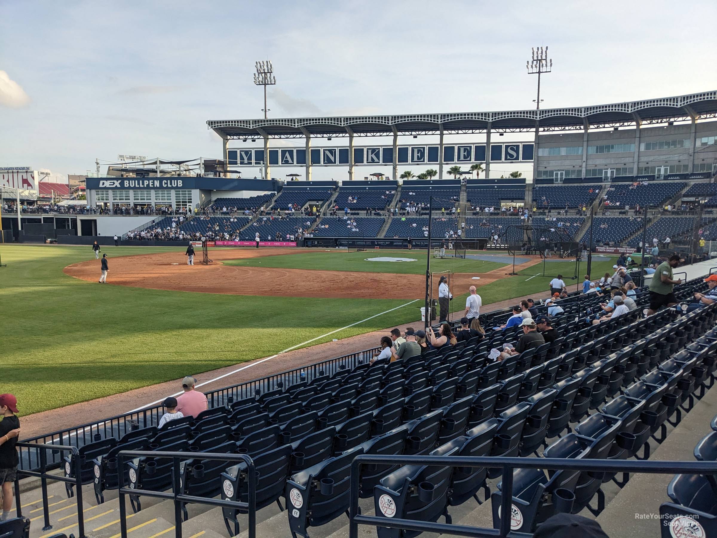 section 120, row jj seat view  - george steinbrenner field