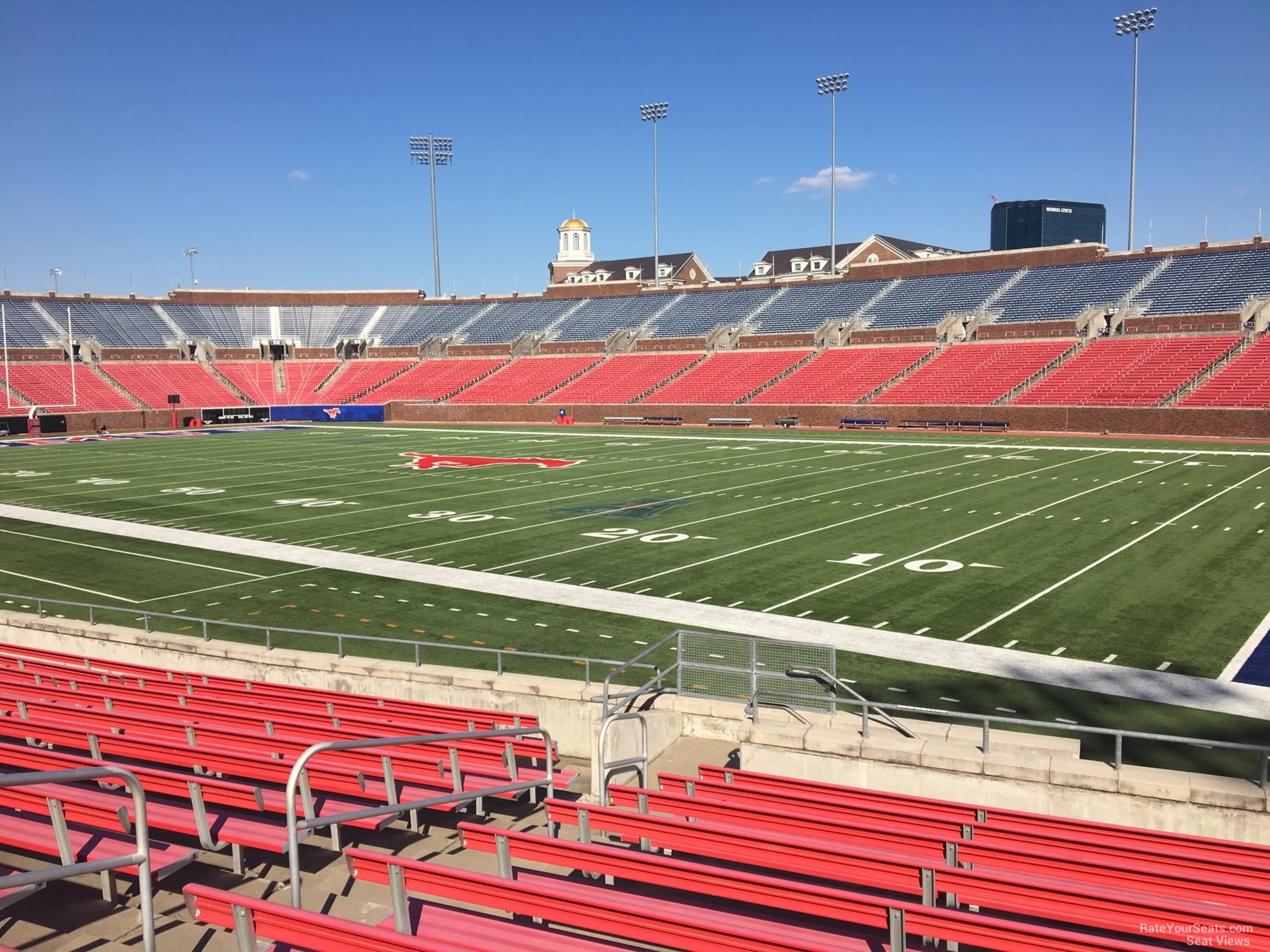 section 100, row 11 seat view  - gerald ford stadium