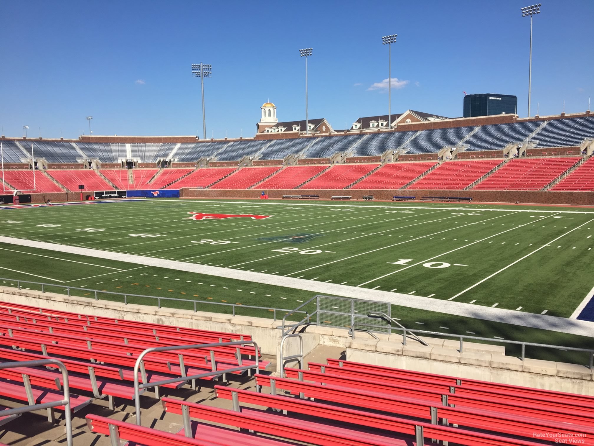 section 100, row 11 seat view  - gerald ford stadium