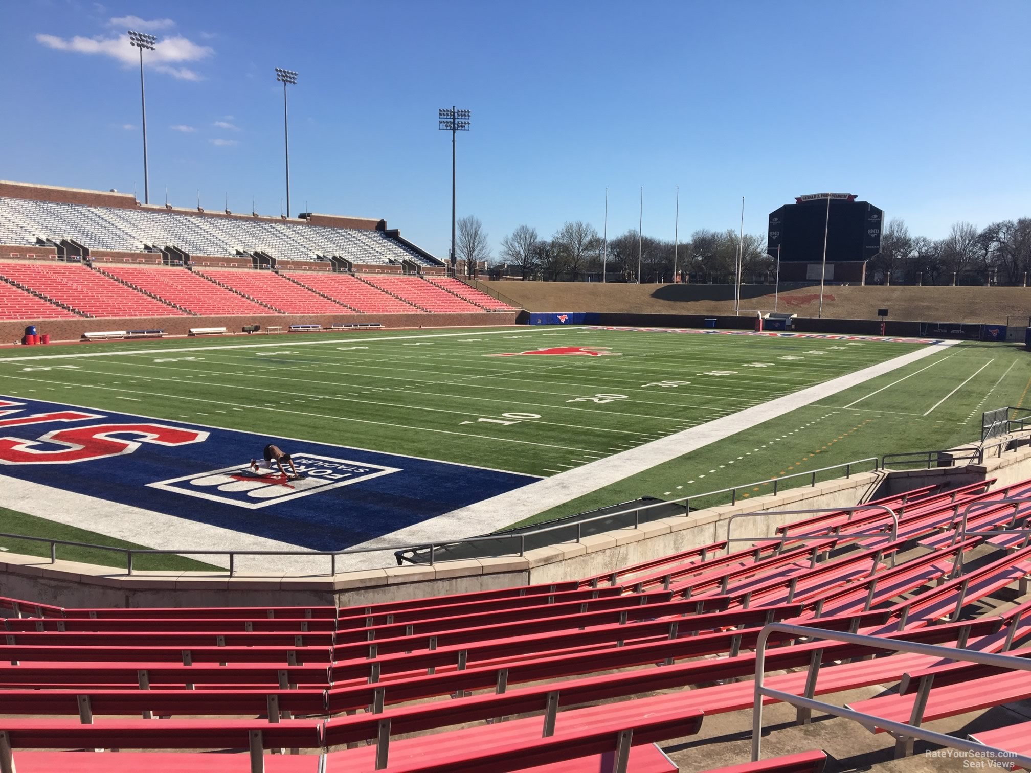 section 110, row 13 seat view  - gerald ford stadium