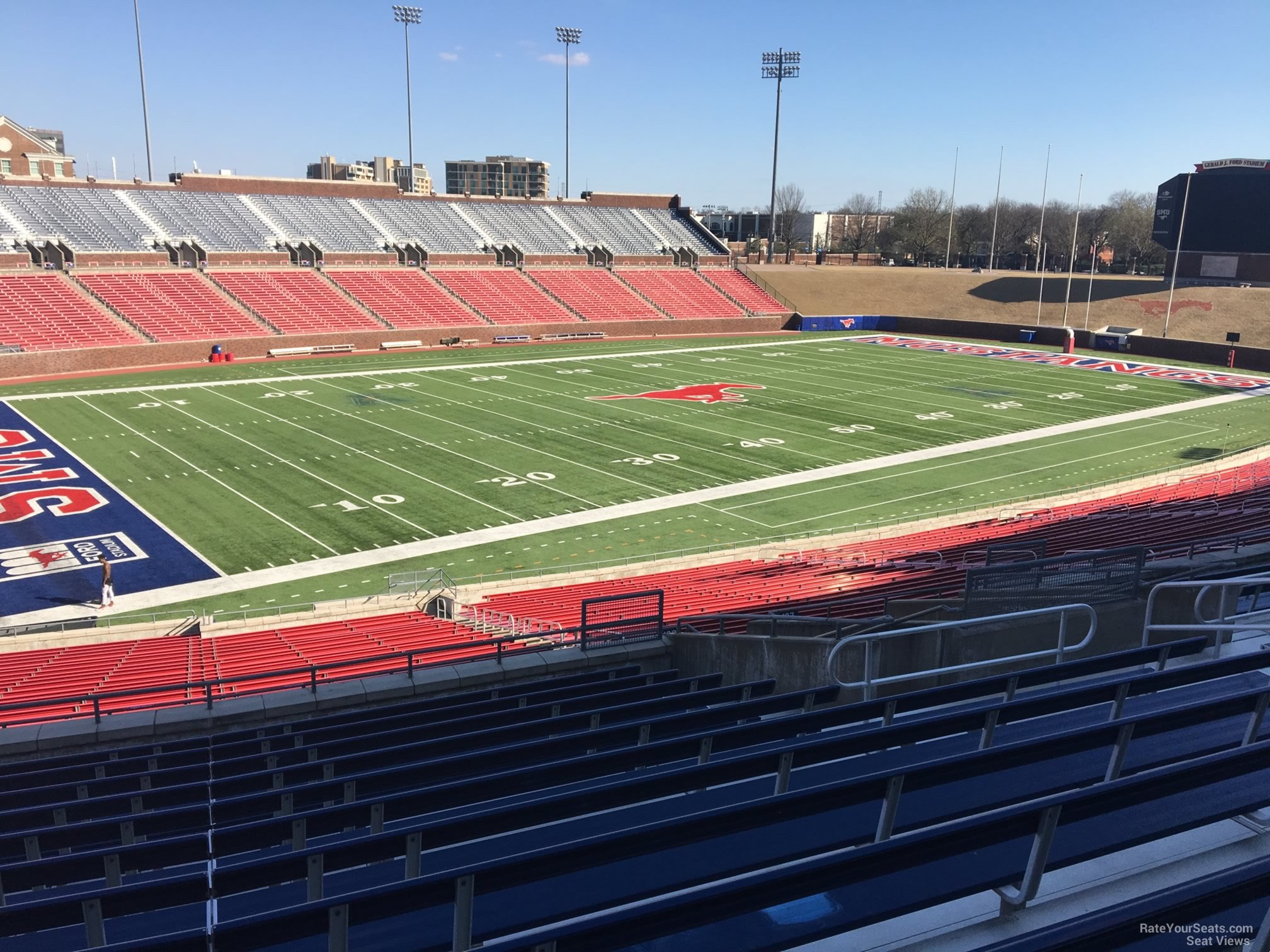 section 208, row 13 seat view  - gerald ford stadium