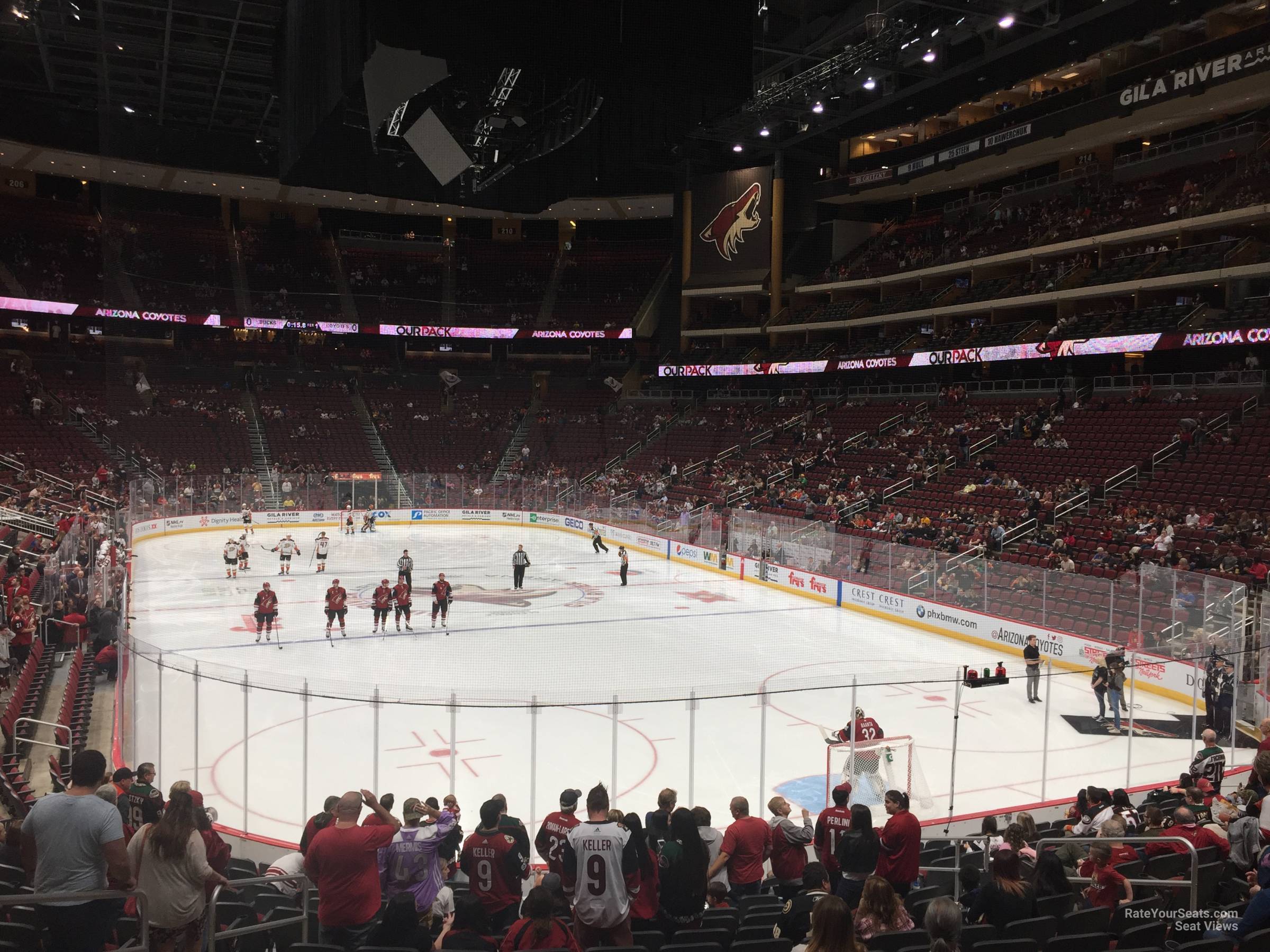 Section 118 at Gila River Arena Arizona Coyotes
